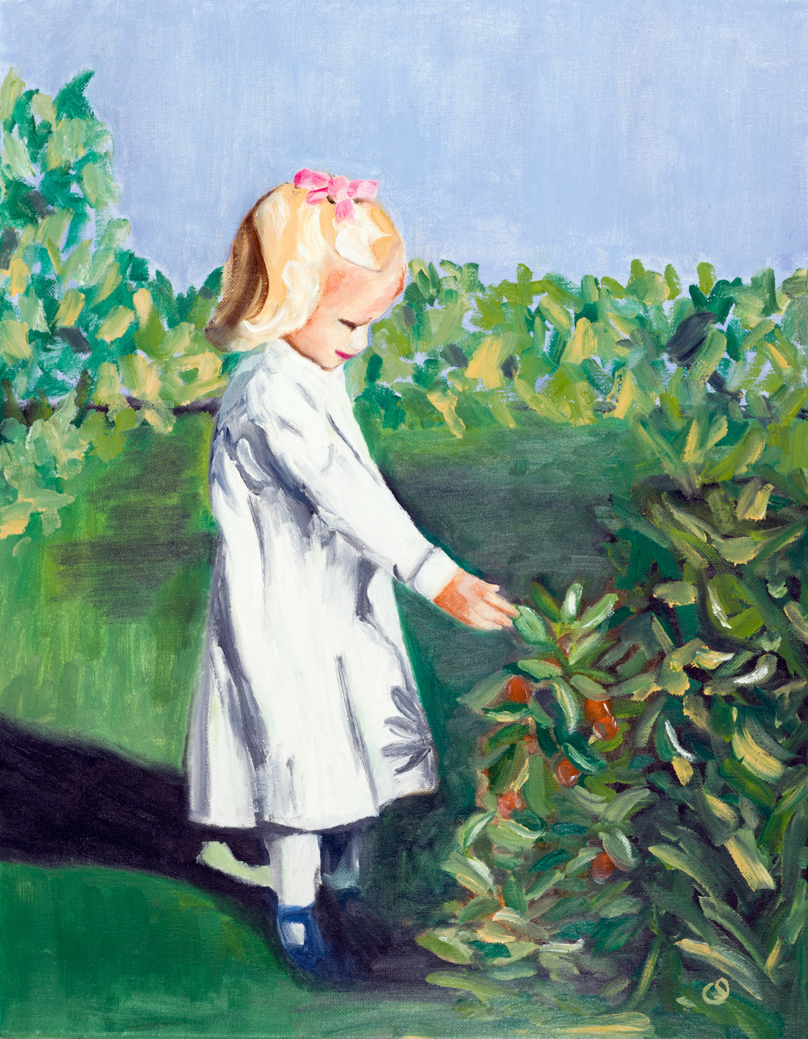 'Charlotte' -4, oil on canvas, 400x510, SOLD