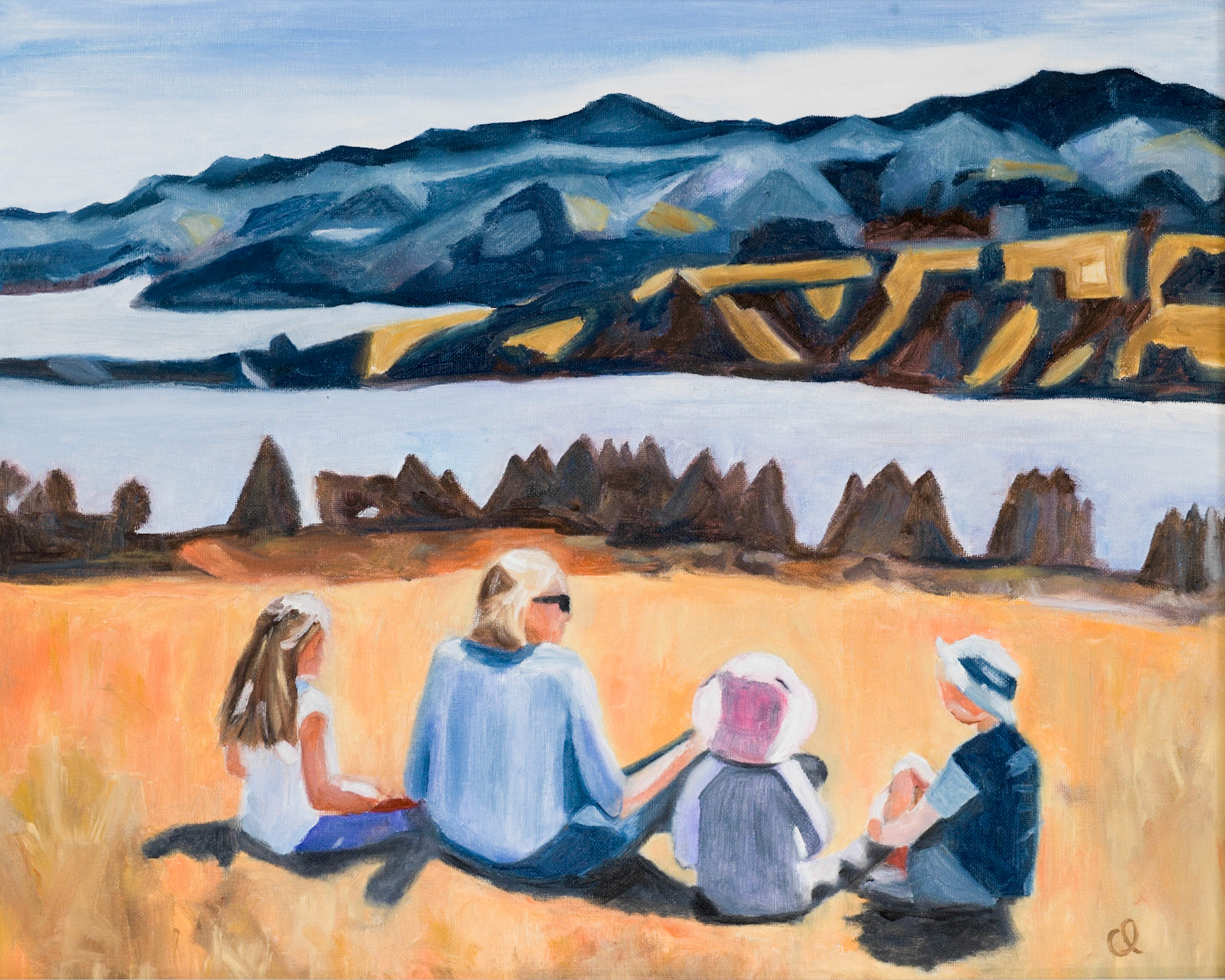 'Chocolate Stop'-5, oil on canvas, 510x400, SOLD