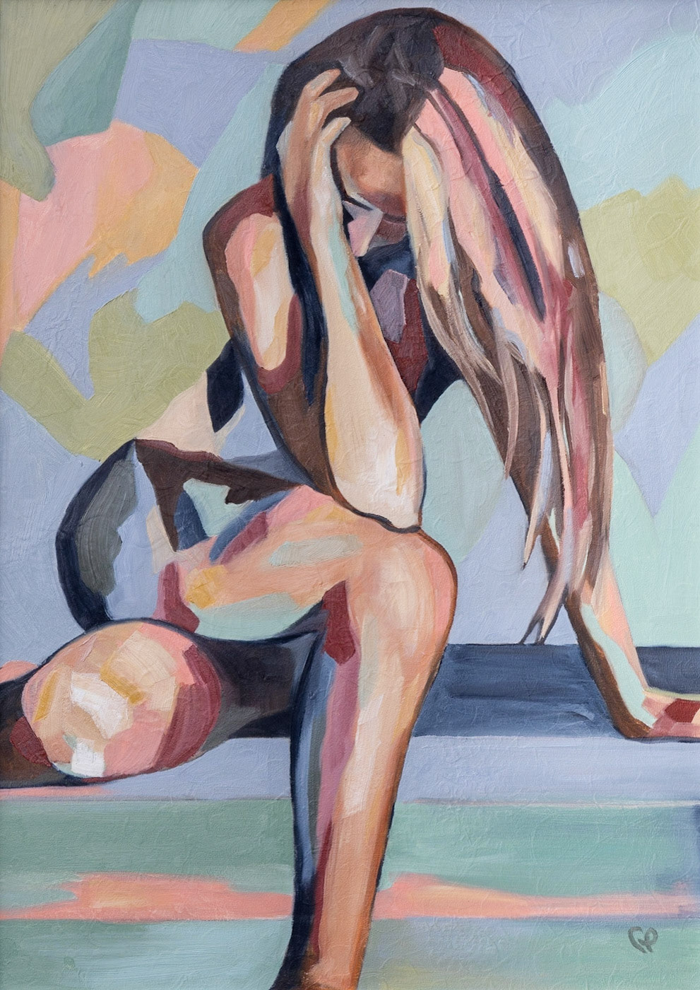 Romi-23, oil on board, 500x700, 900.00