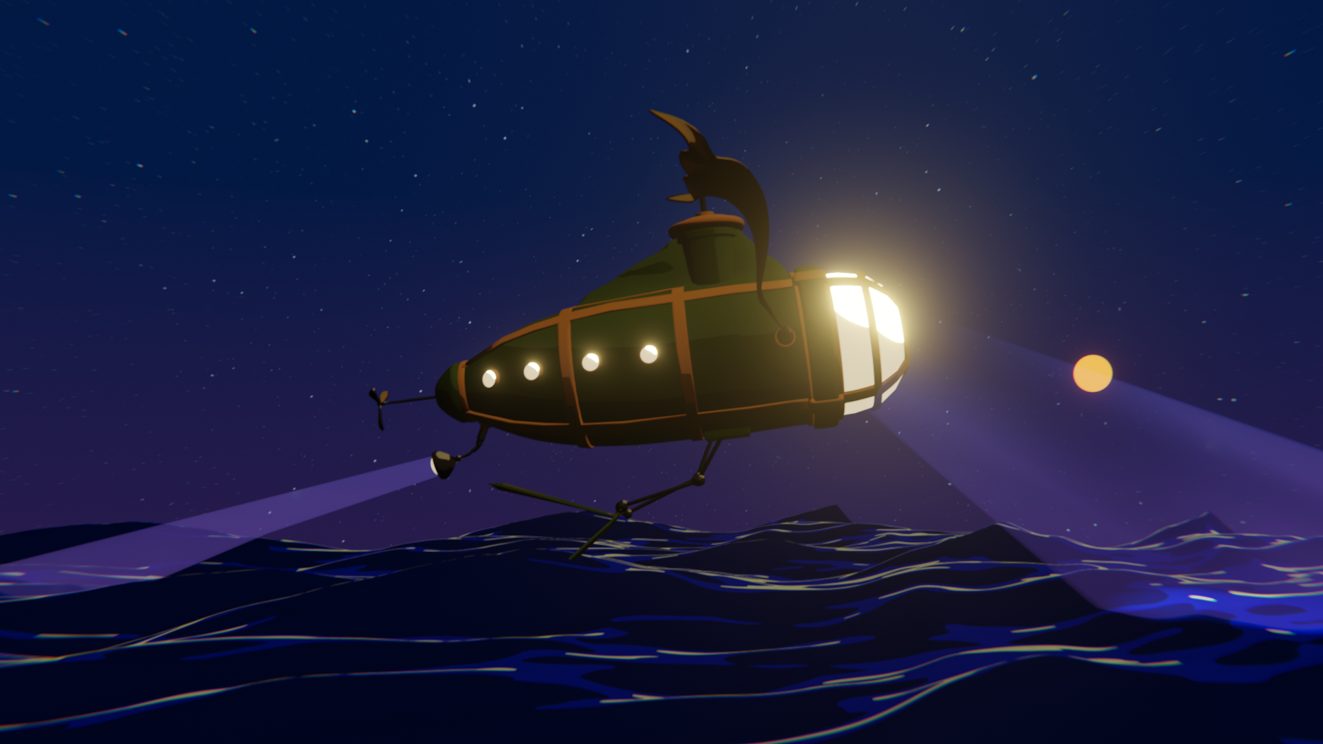 THE SKY DIVER blender