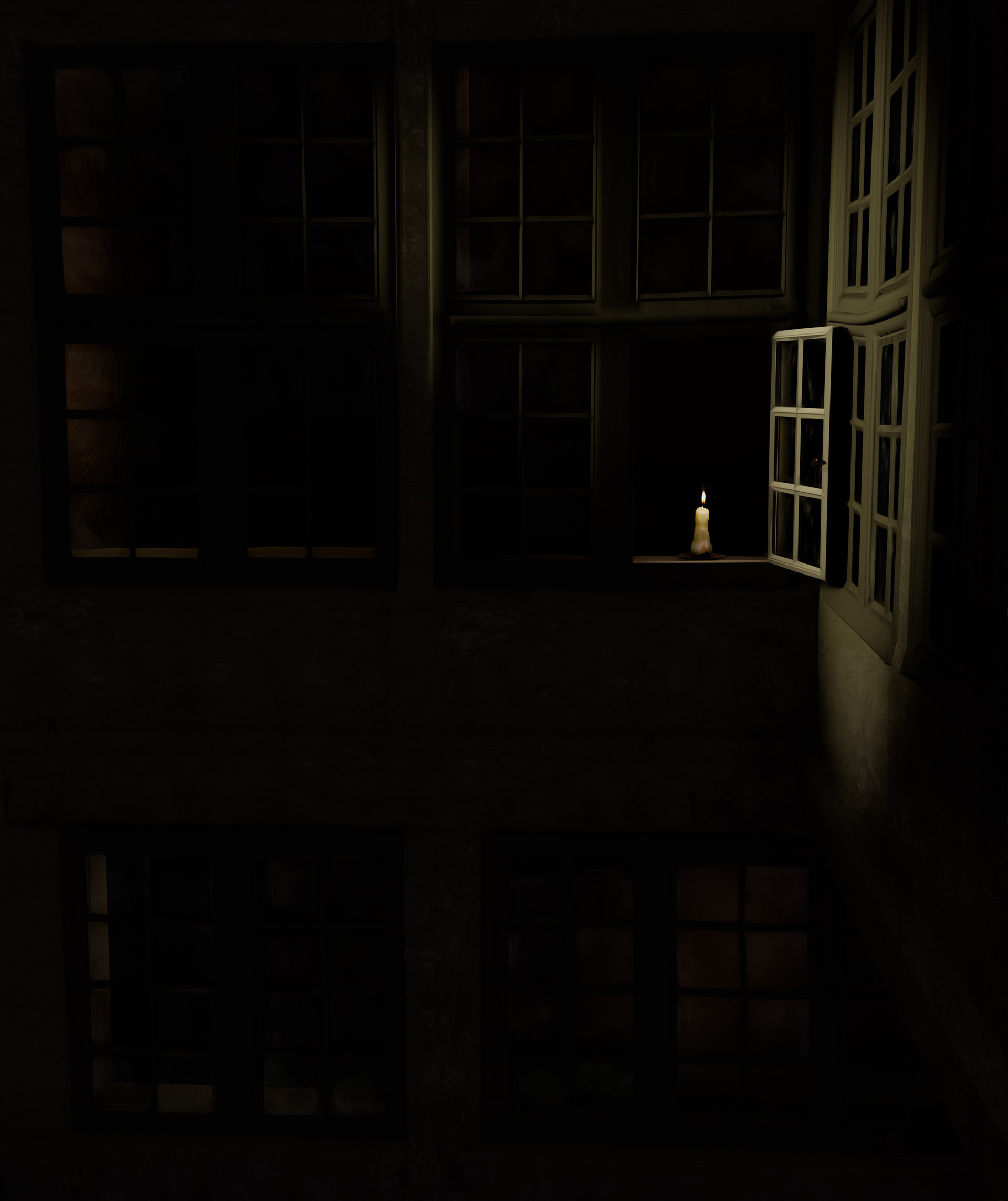 "A room with a view". Personal work
