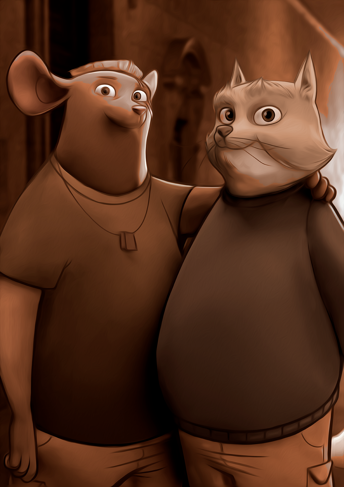 Pintura sobre el render en render