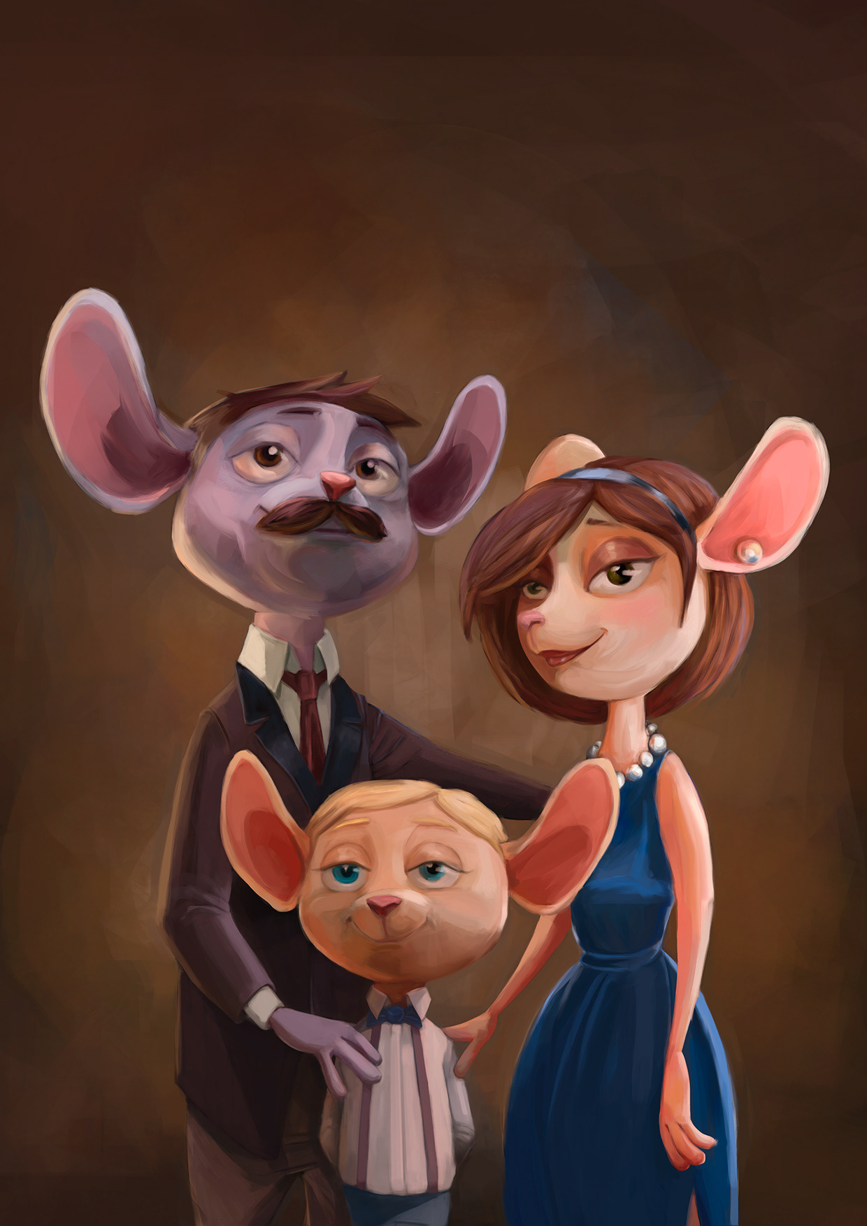 Pintura en psd basado en el render