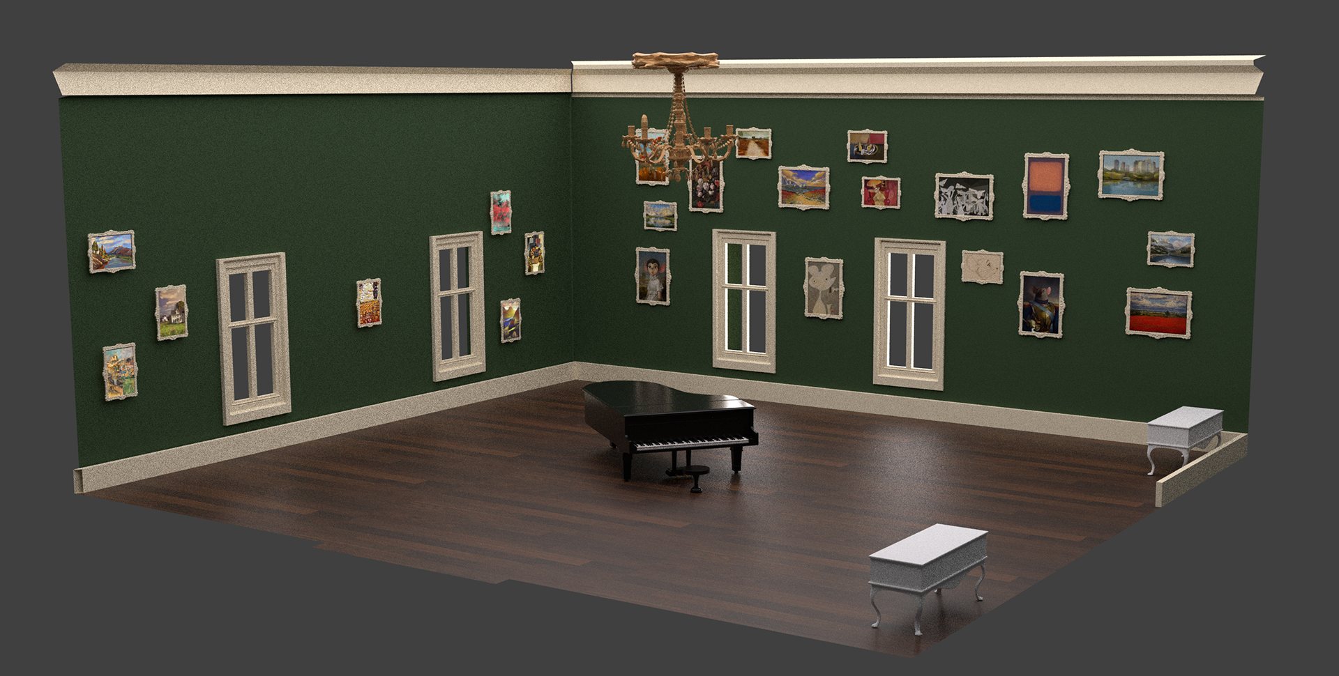 Concept de habitacion basado en 3D