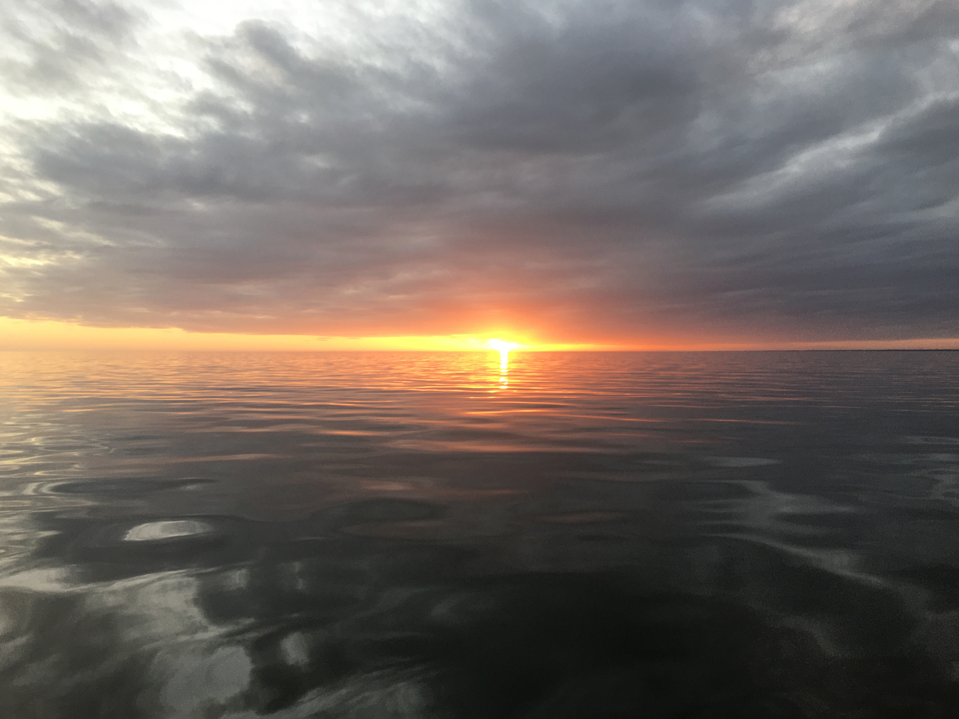Sun Setting on the Sound
