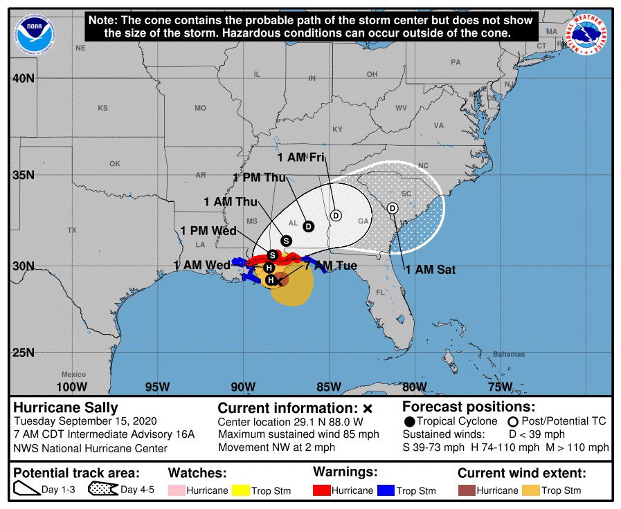 Hurricane Sally 2020