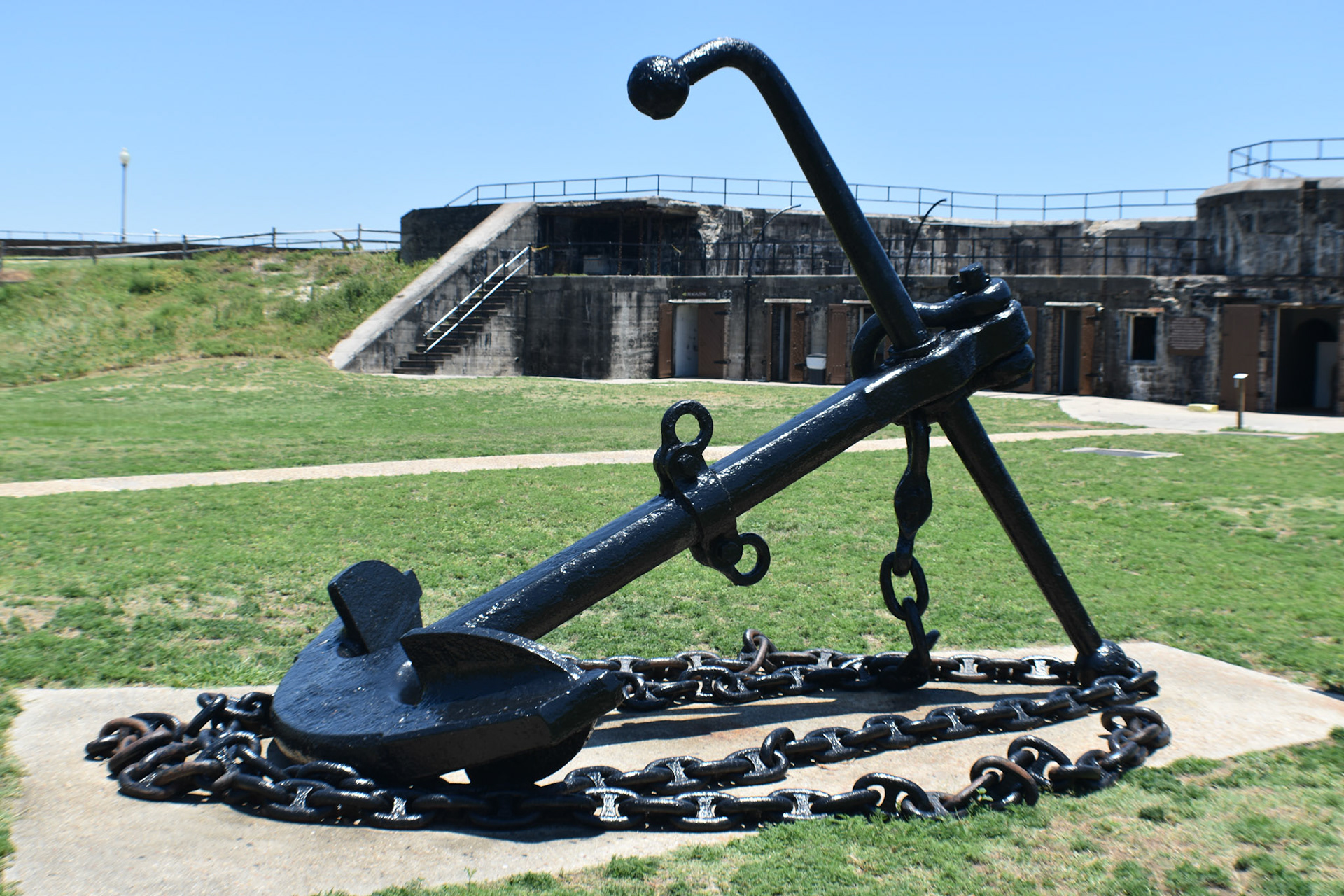 Anchor of Farragut's U.S.S. Hartford