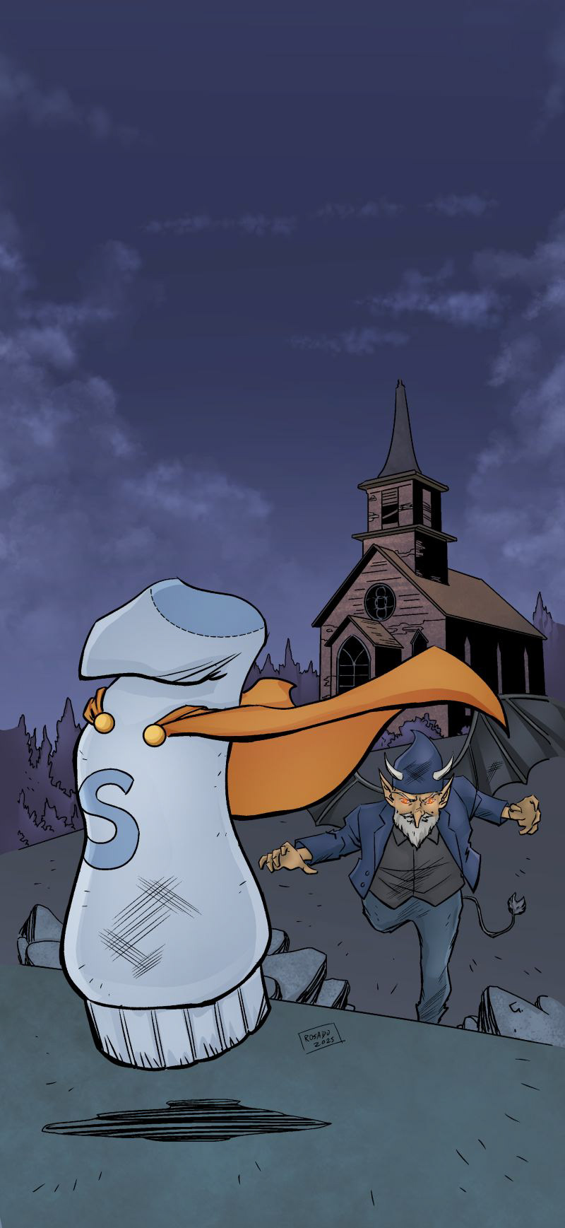 Sock cover Phantom Ink Comics