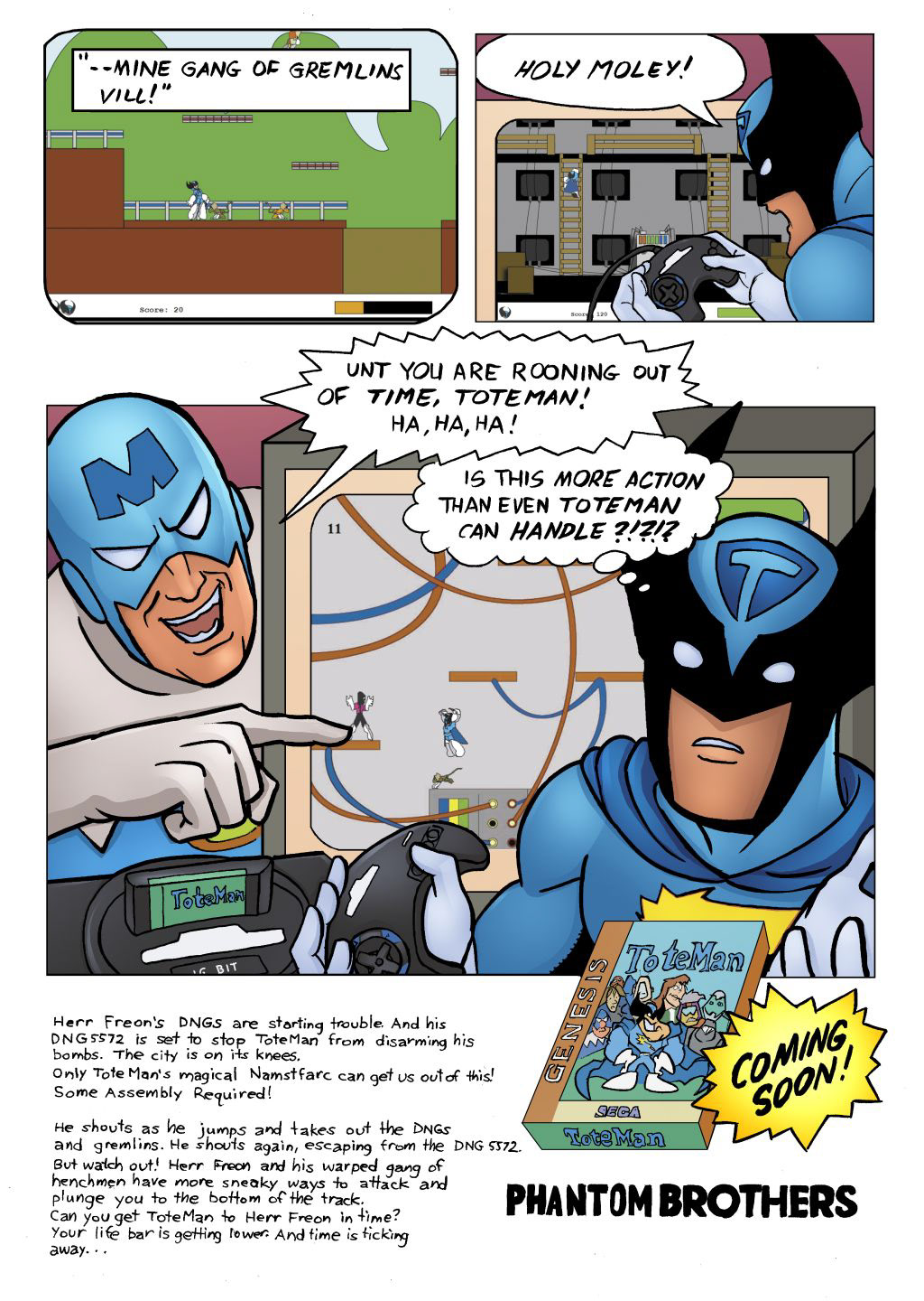 Toteman poster Phantom Ink Comics