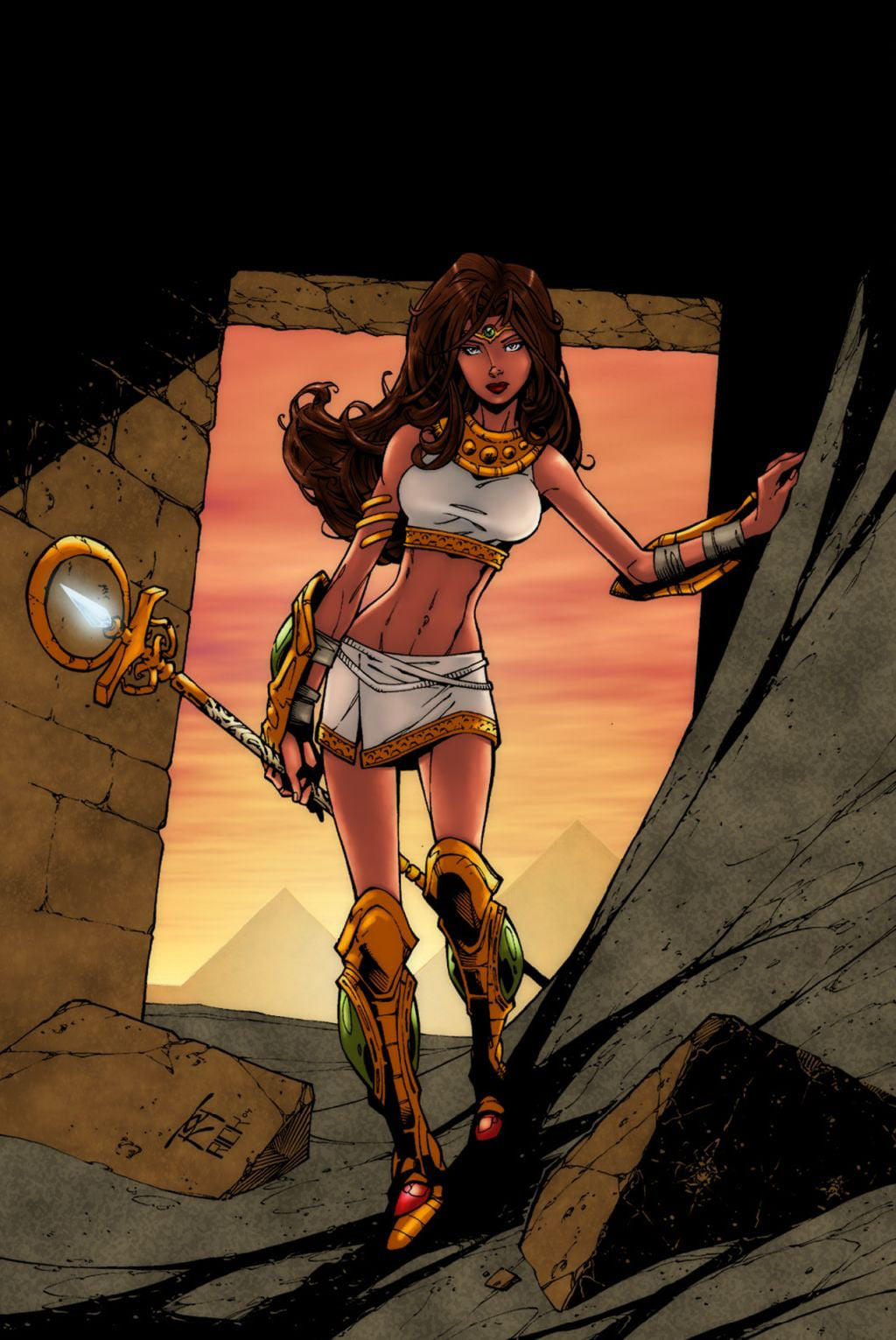 Lines by Randy Green  Inks by Rick Ketchum  Colours: LisaMCreations