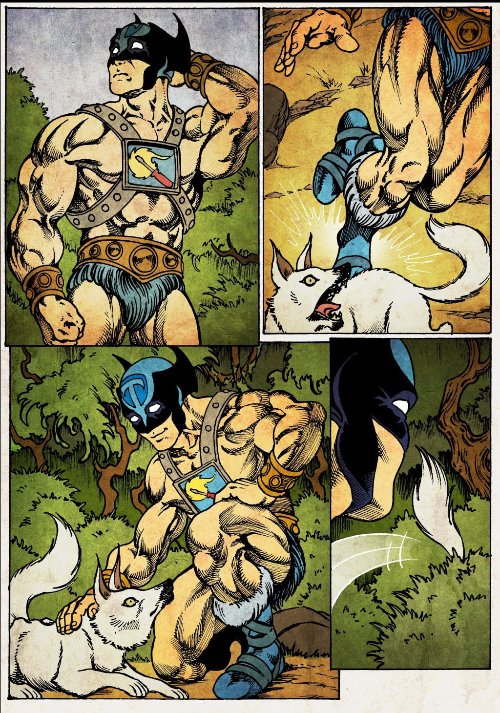 Toteman: A Tale Across Time, Created and written by John McLaren Lines: Daniele Danbrenus Spezzani, Colors: Lisa M Creations