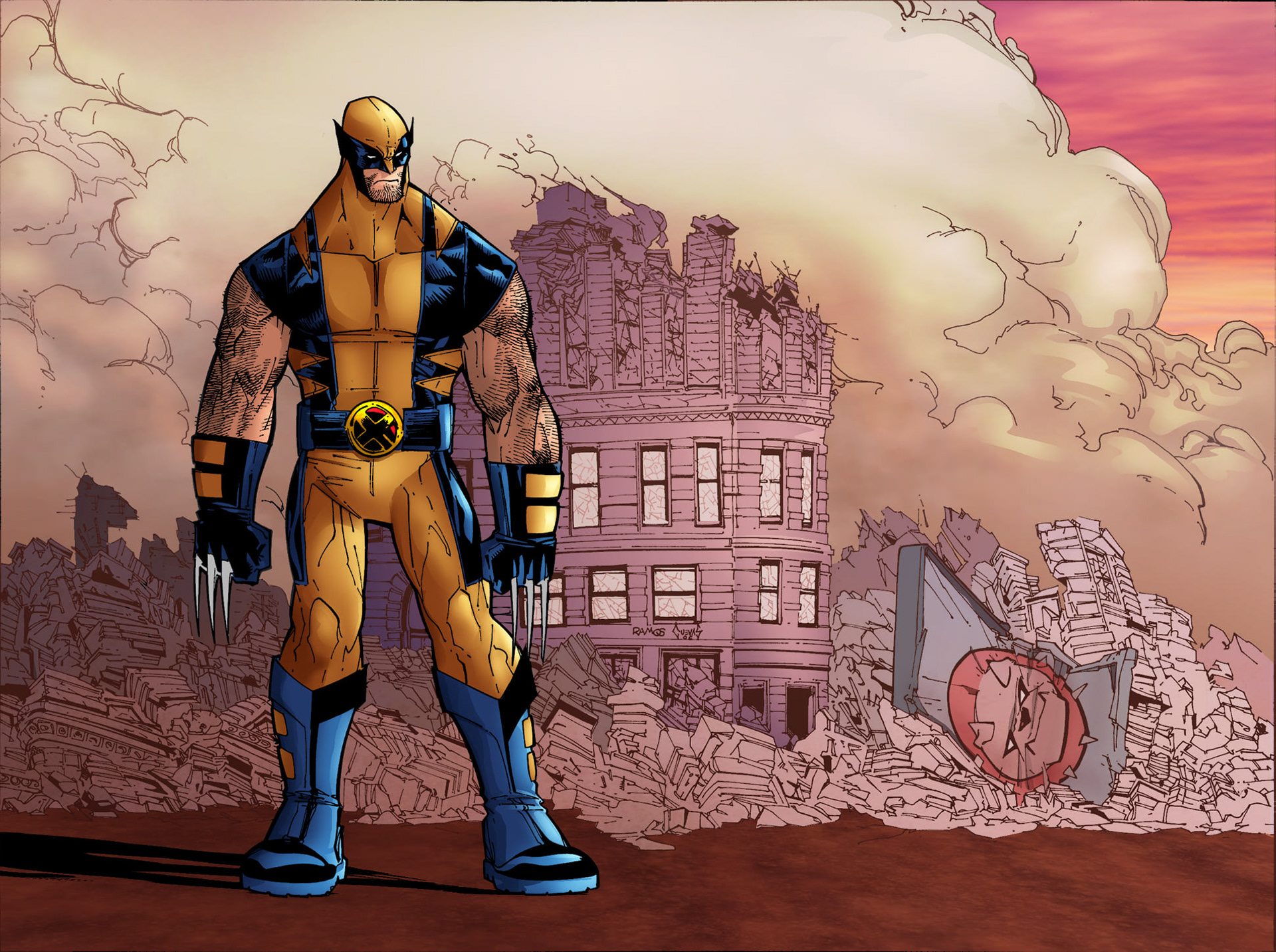Wolverine Lines by Humberto Ramos, Inks: Carlos Cuevas 