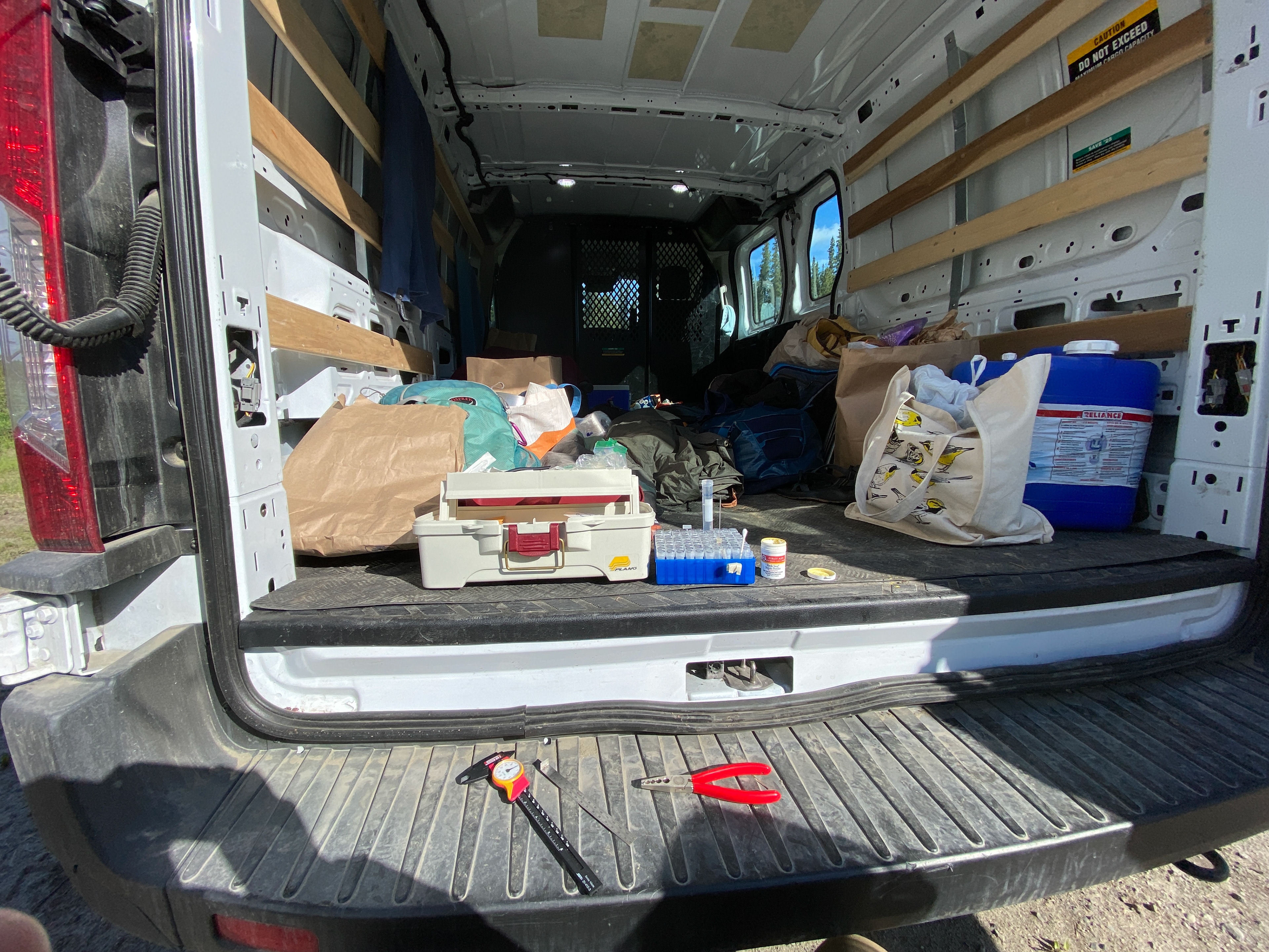 Field work out of a U-haul