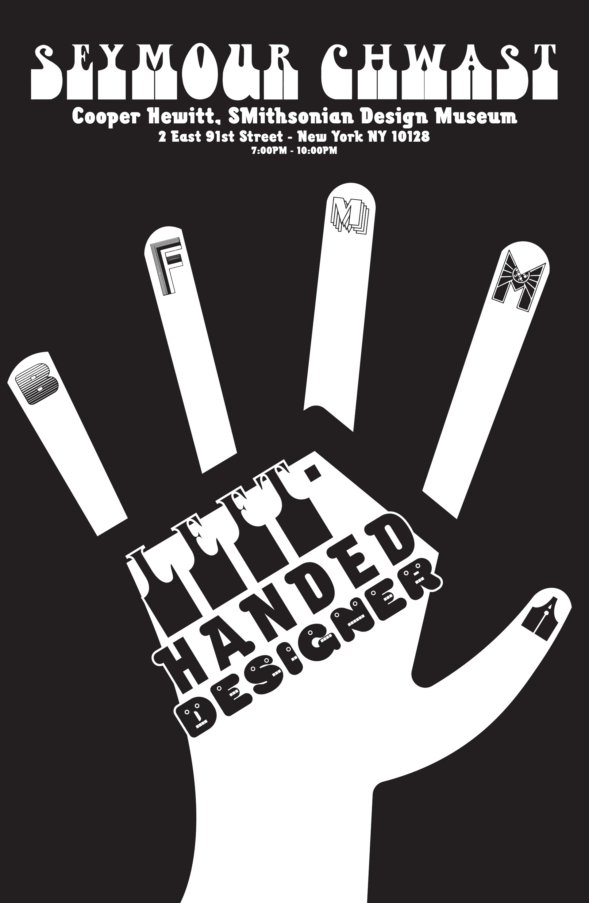 Left-Handed Designer - Seymour Chwast Tribute