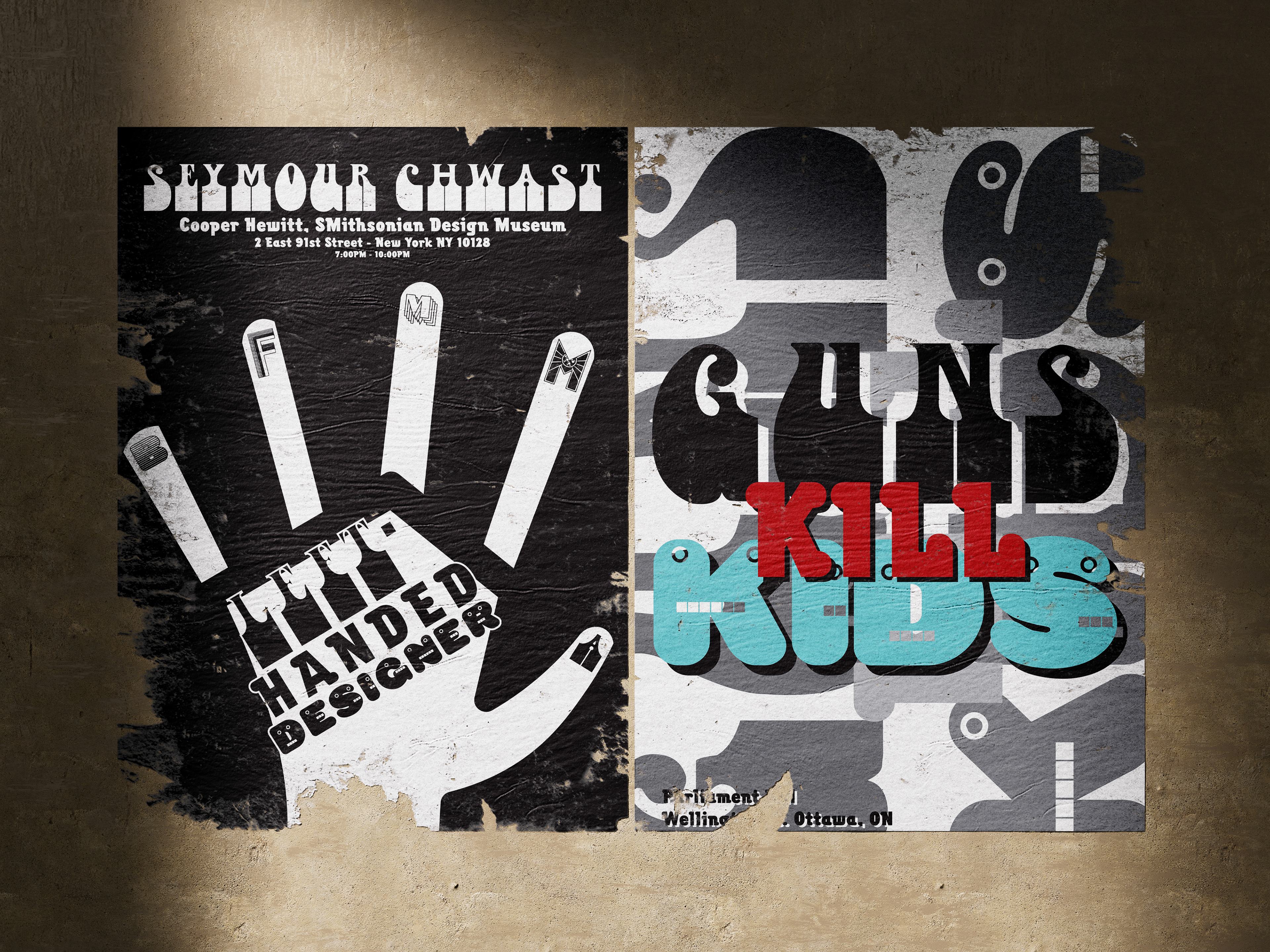 Seymour Chwast Poster Mockups