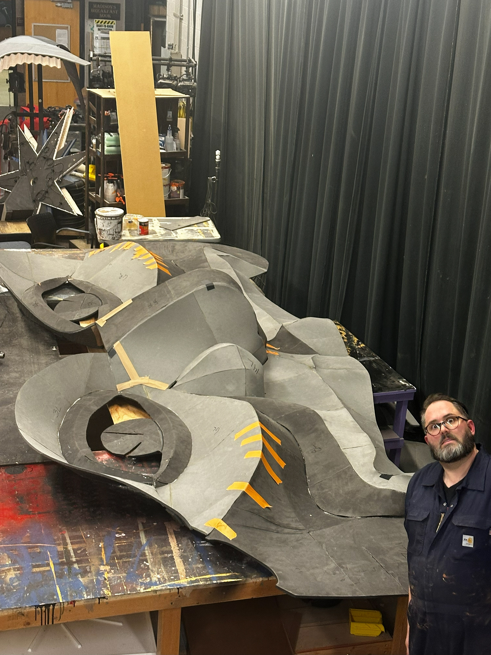 Lower half of the face assembled