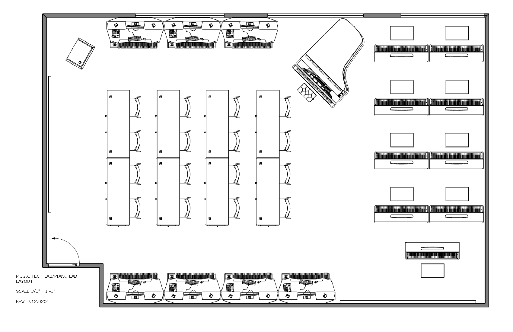 Music Tech Lab Planning Ground Plan 
