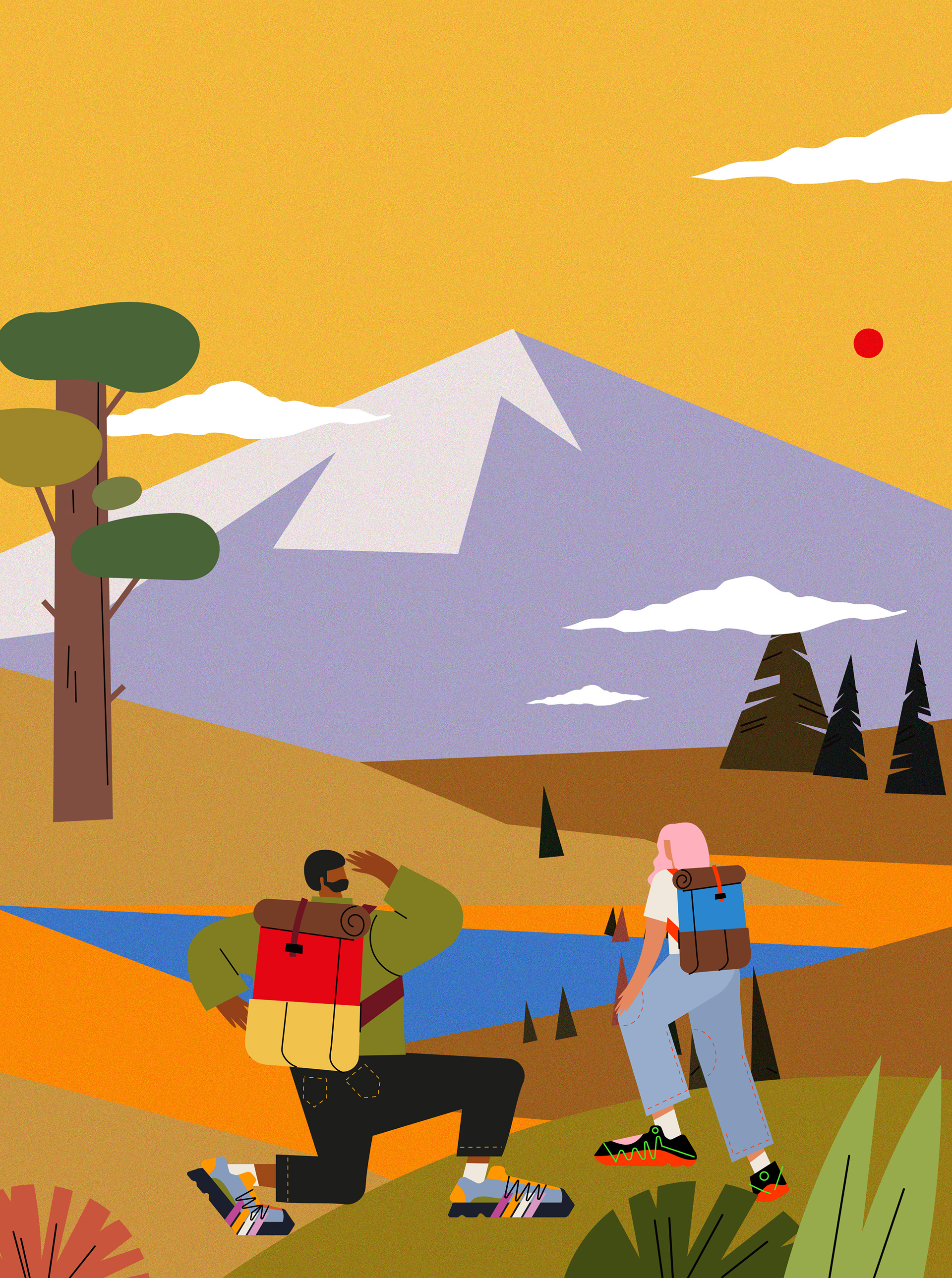 salvatore liberti illustration armenia trip trekking viaggio