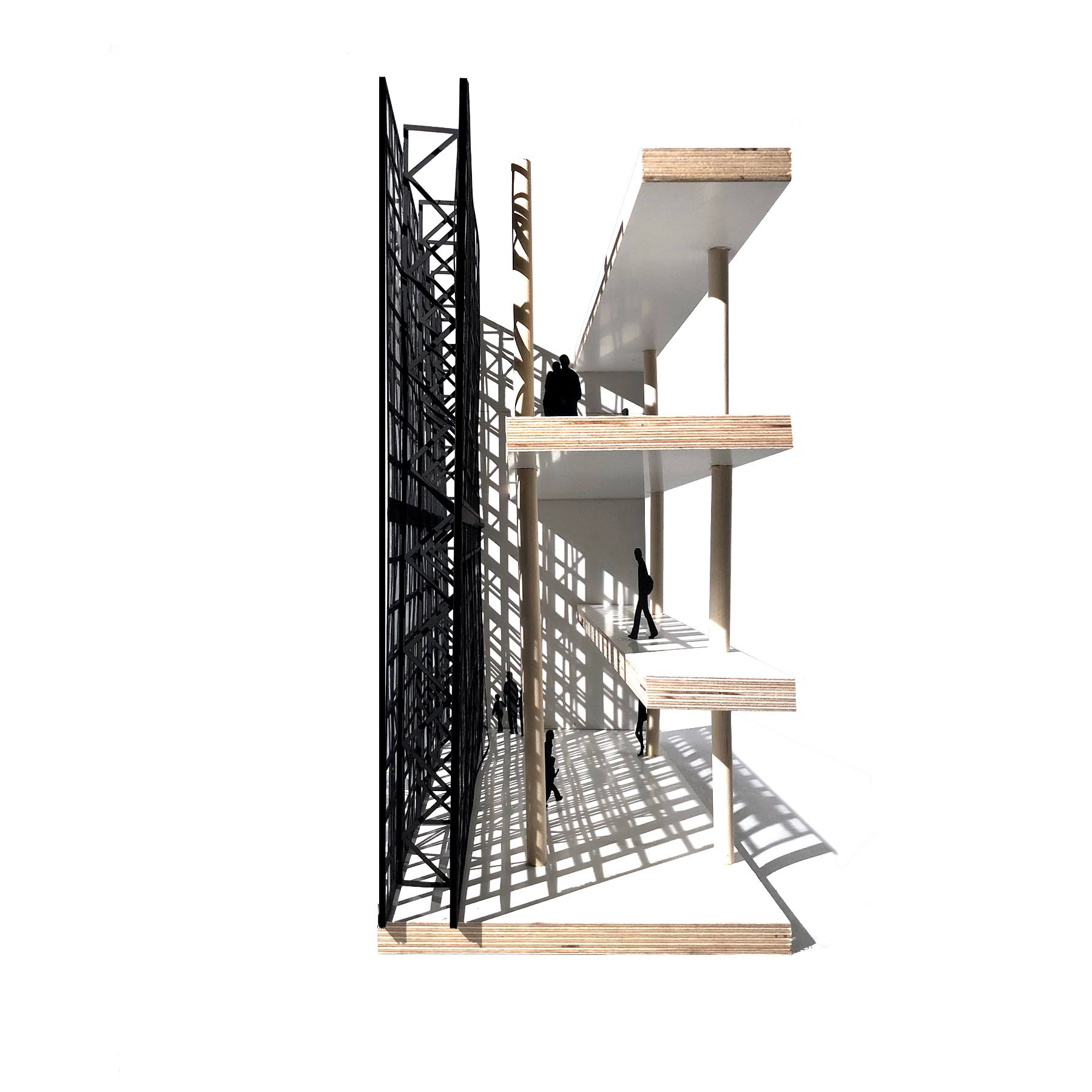 1/4" Scale Narkomfin Social Condenser Precedent Study Model