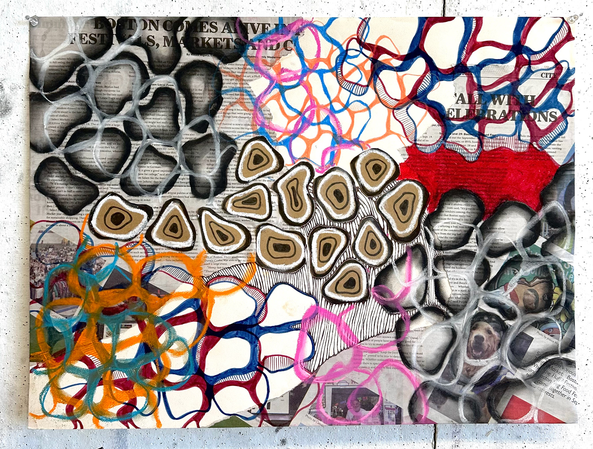 Multimedia 18x24 inch.