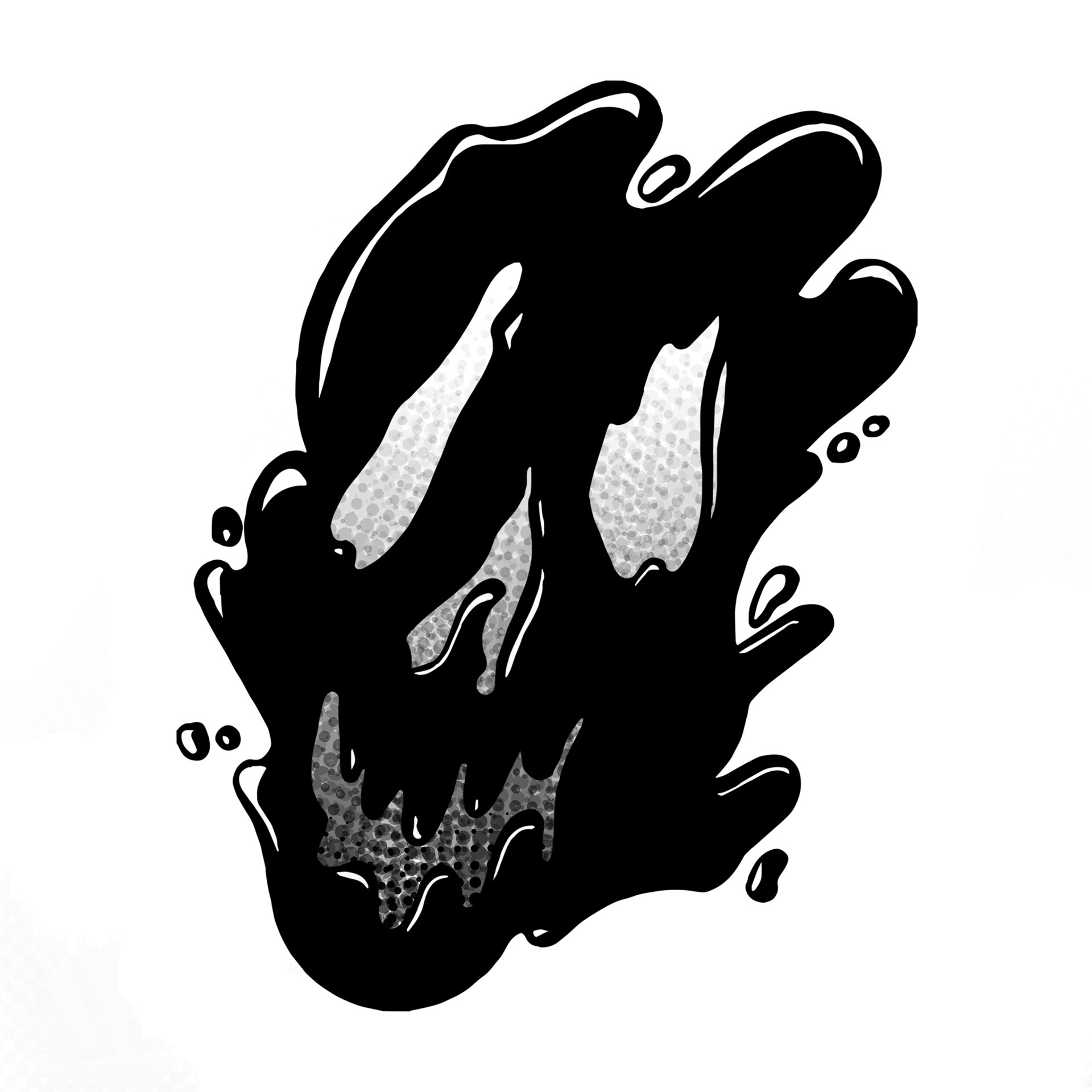 A deathly ink spill.