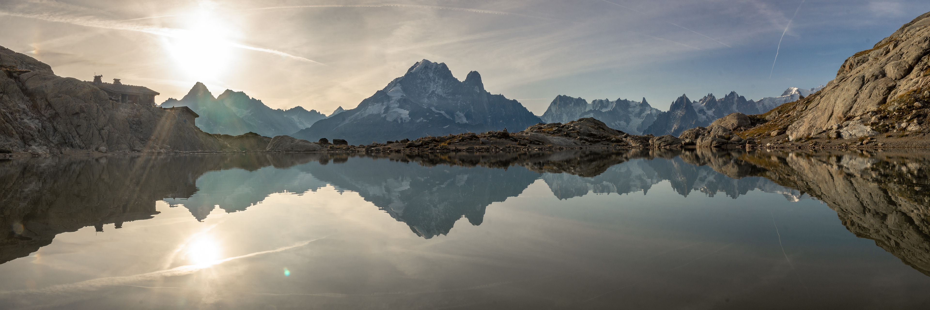 Aiguille verte depuis le Lac Blanc