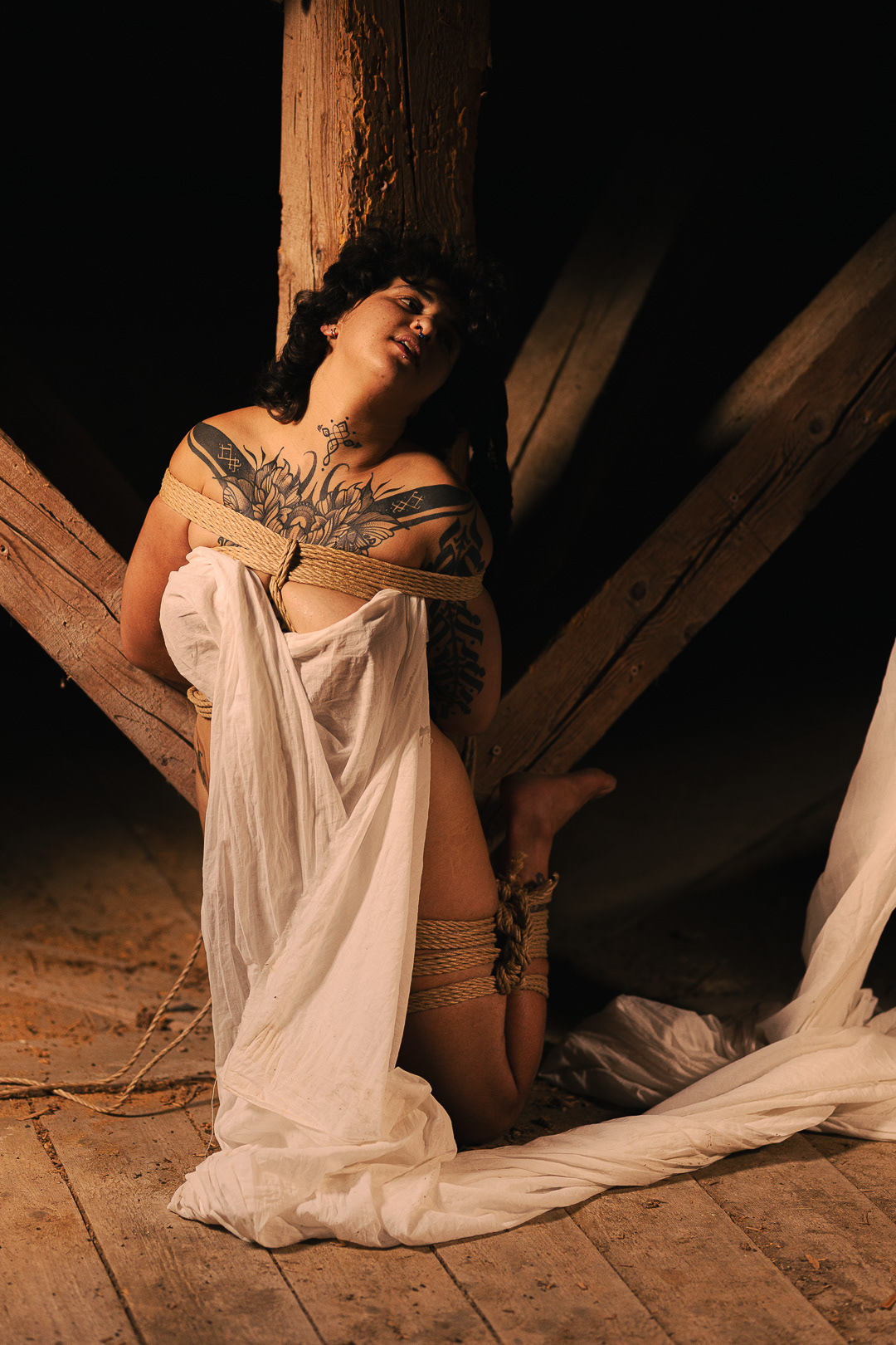 Cordes par Galaad.shibari | Lavandes Ropes | Assistance Amachouille