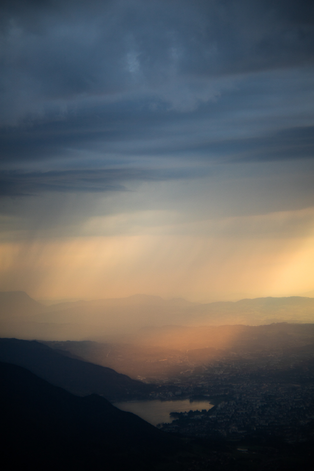 Lac d'Annecy depuis le refuge du Parmelan