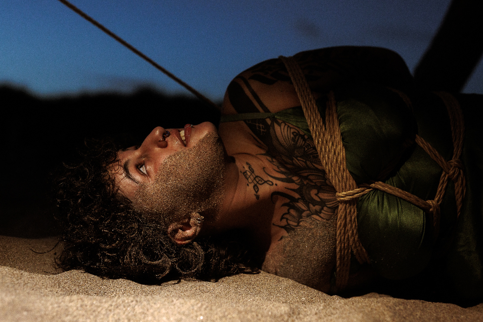 Cordes par Galaad.shibari | Lavandes Ropes | Assistance Amachouille & Eloa.nawa