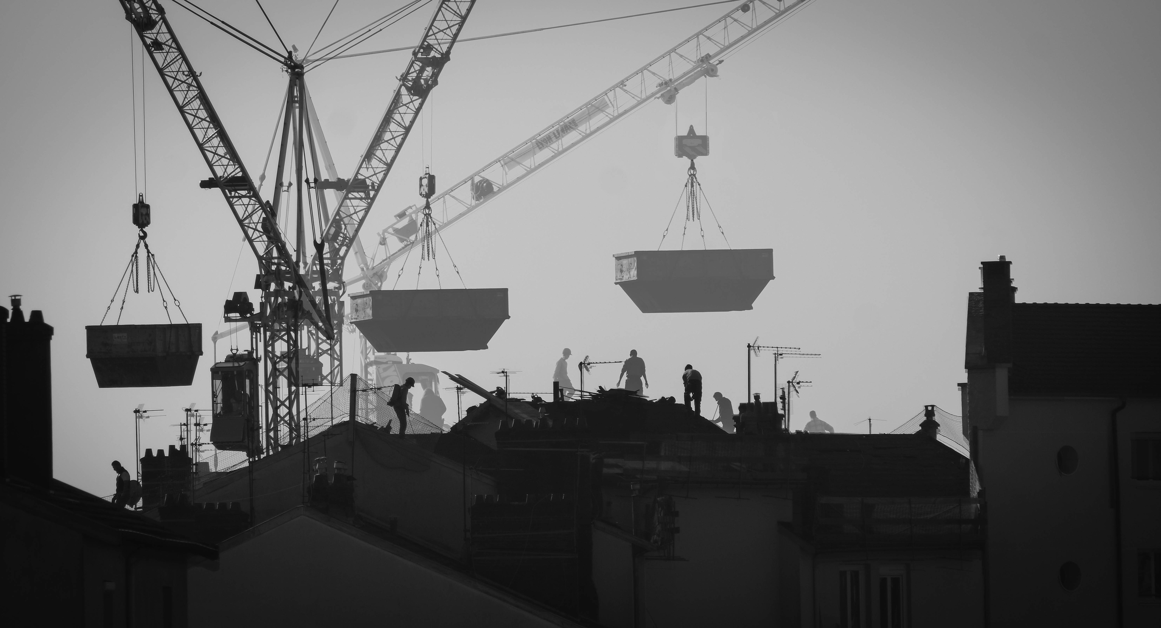 Toit de Lyon en rénovation