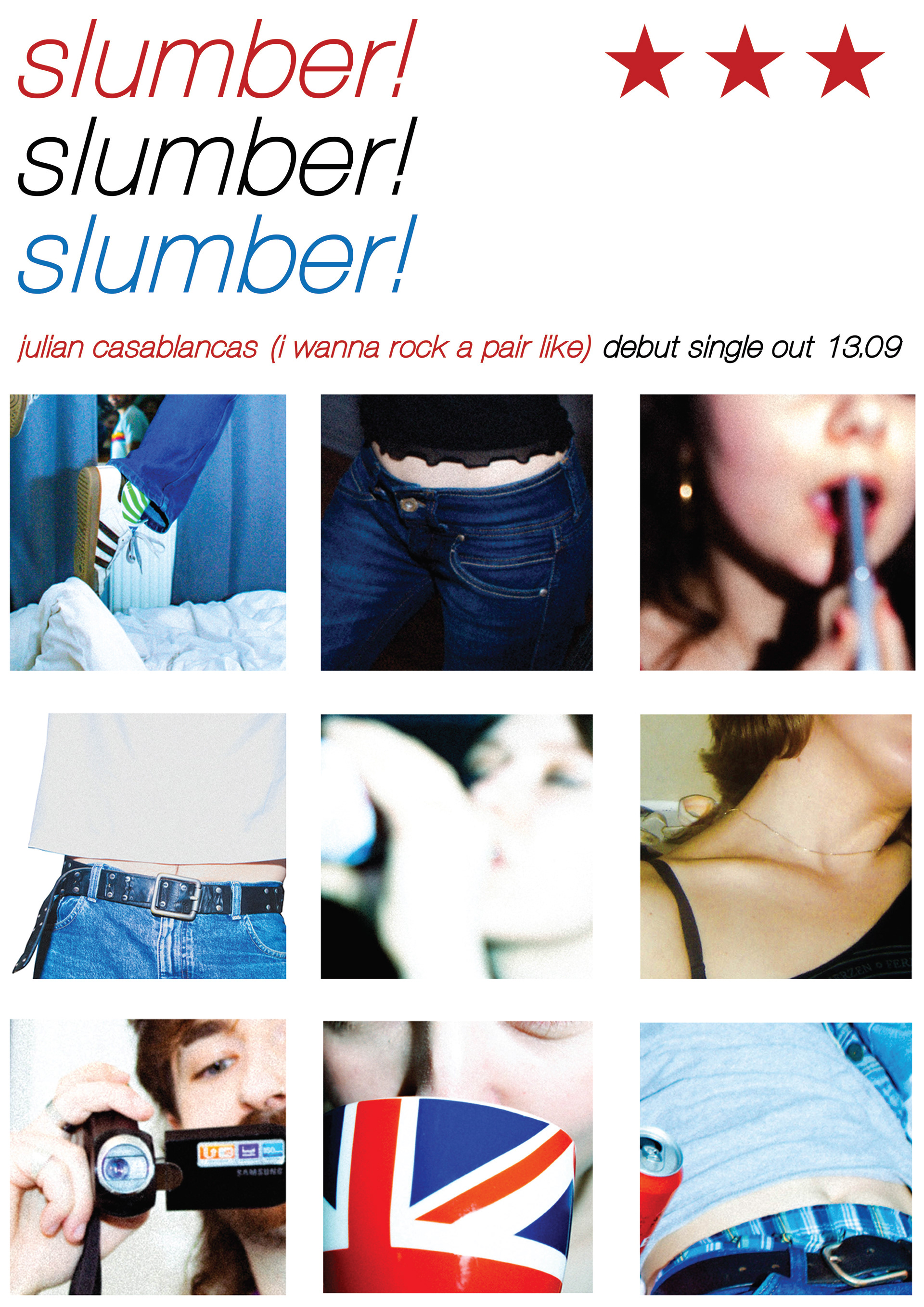 Slumber, debut single poster