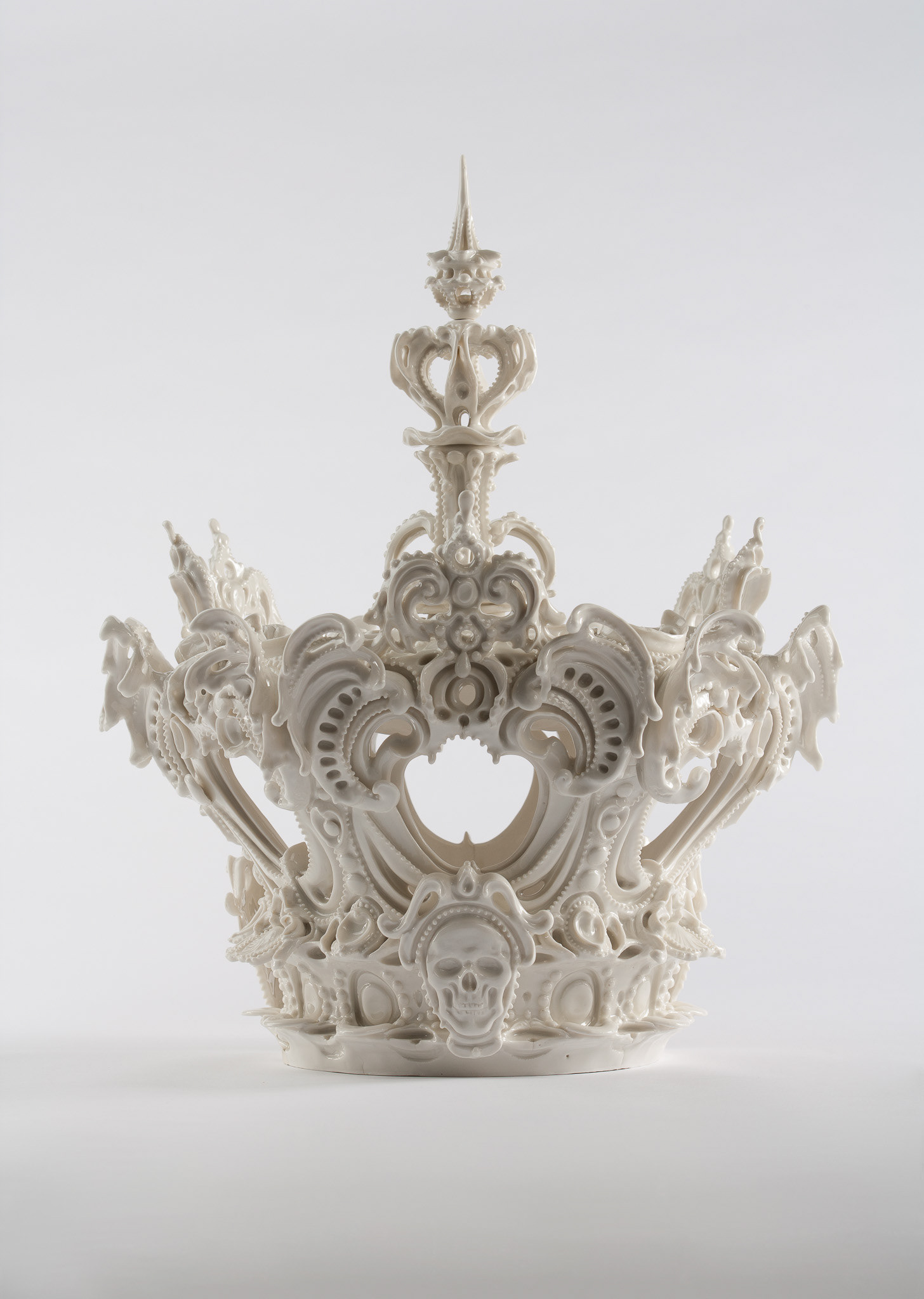 The Void, H 50.5 × W 43.5 × D 43.5cm, Porcelain, 2013 