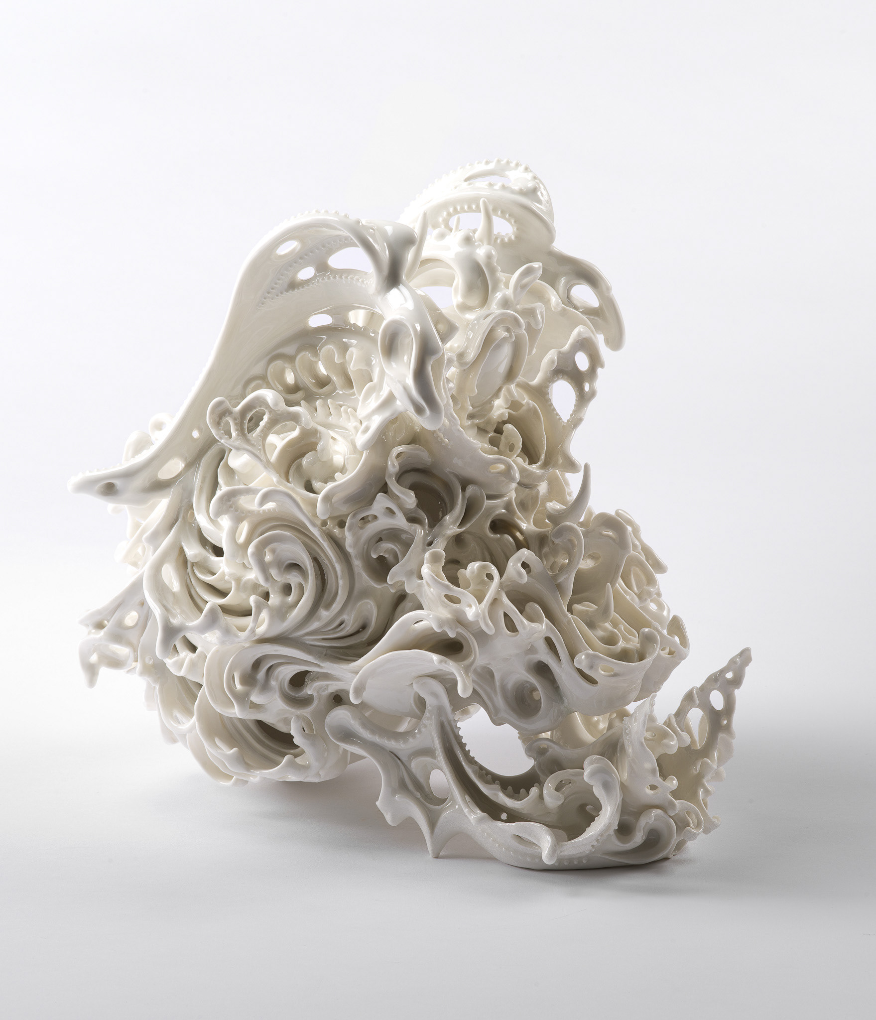 Predictive Dream XLIV, H310 × W 27.5 × D 36 cm, Porcelain, 2013 