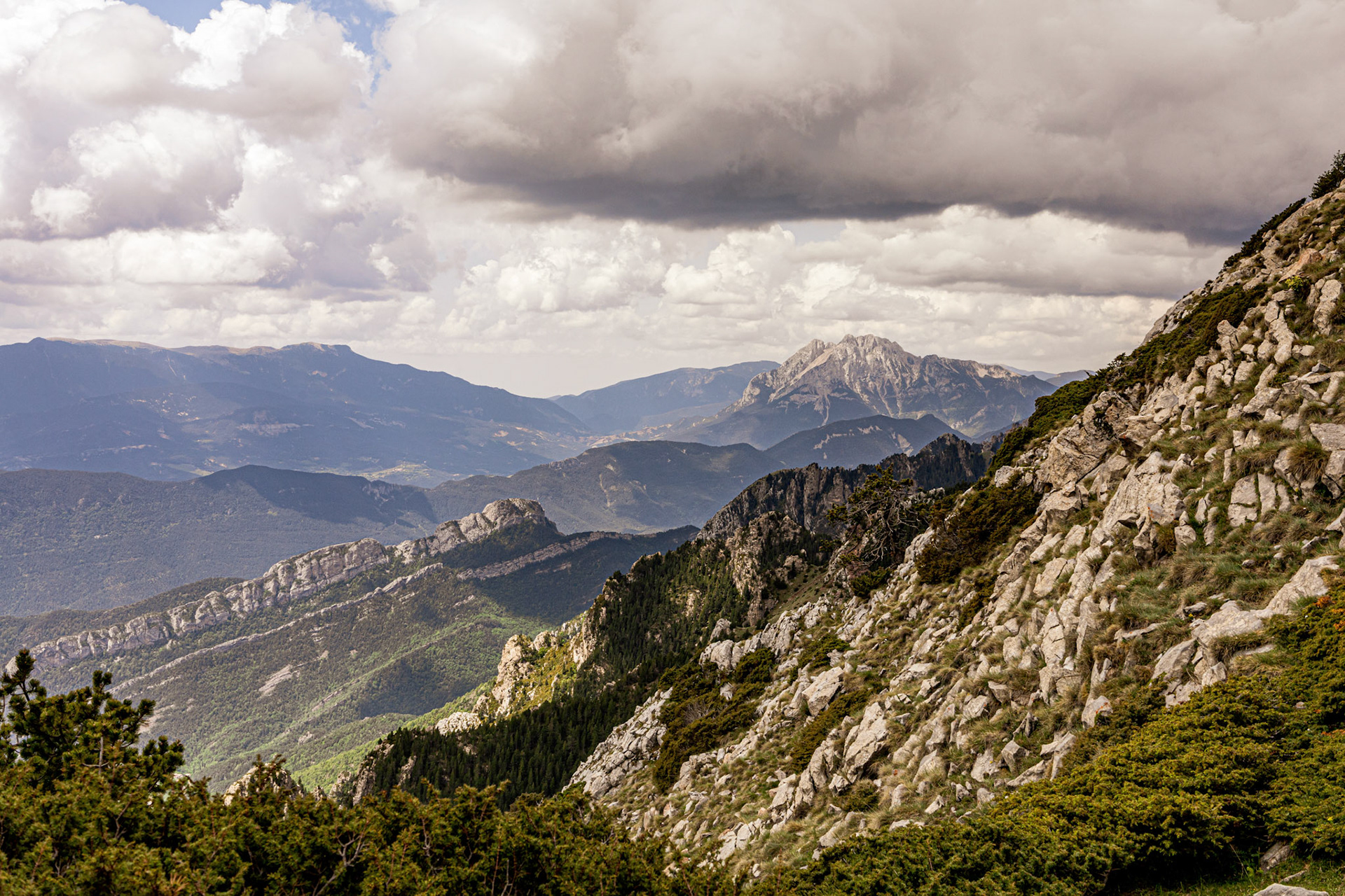 National park Cadí-Moixeró, pyrenees, spain