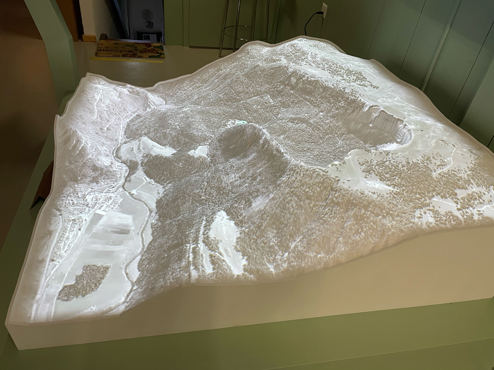 Maquette 3D avec projection