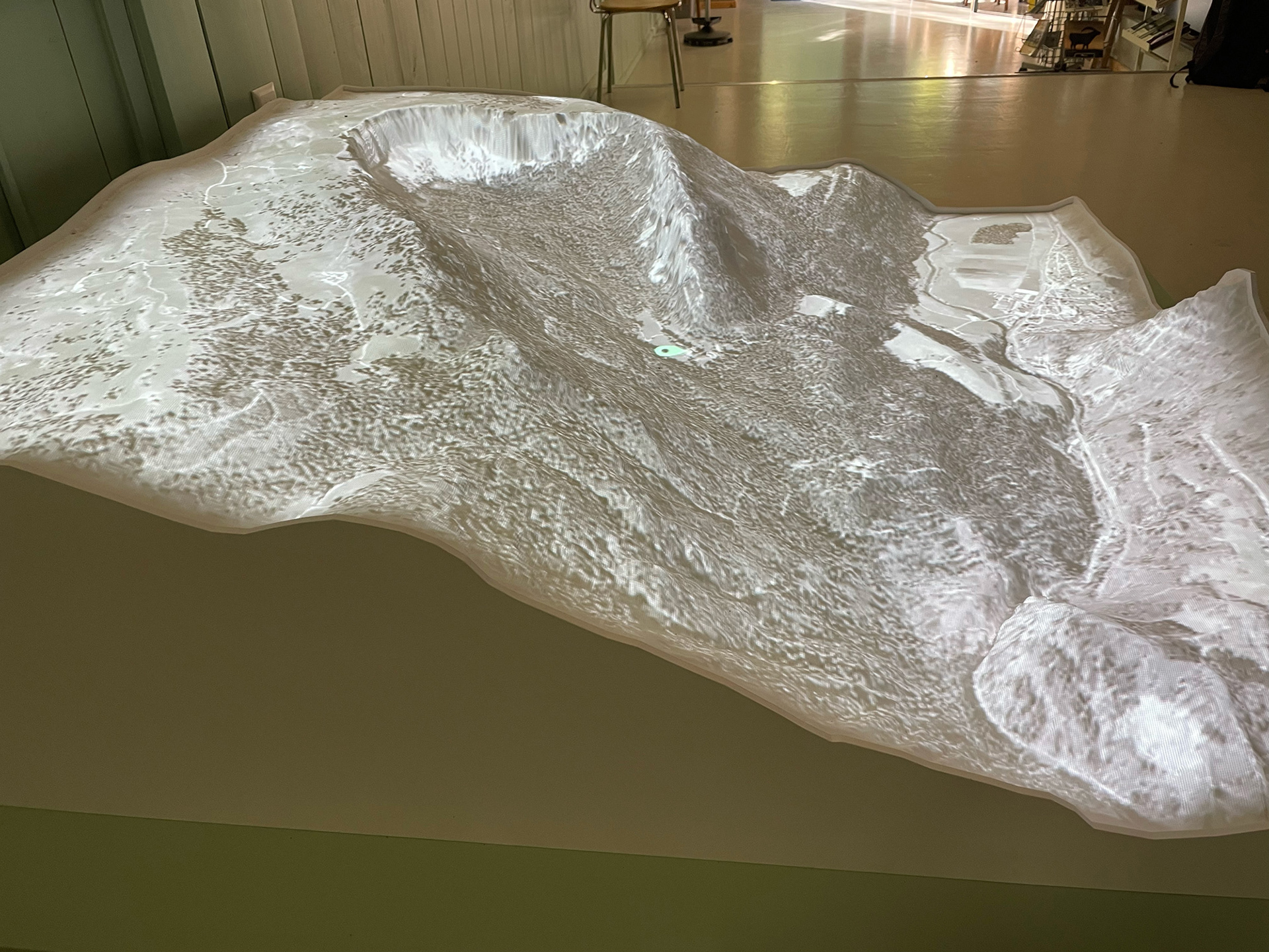 Maquette 3D et borne multimédia