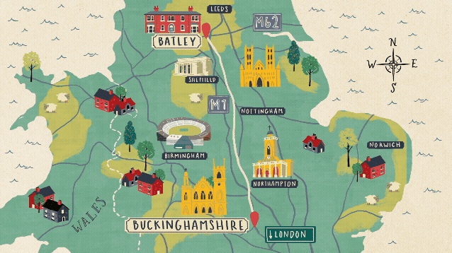 Map for Hometown Riots- Forest TV