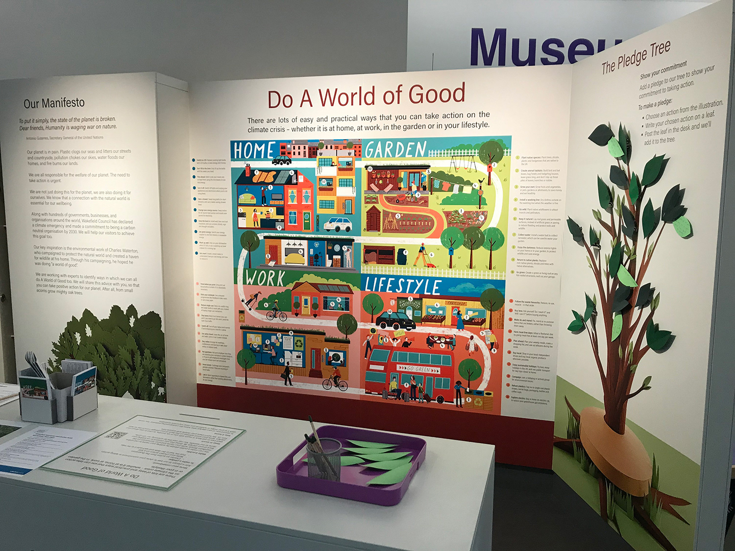 'Do a World of Good' exhibition for Wakefield Museums