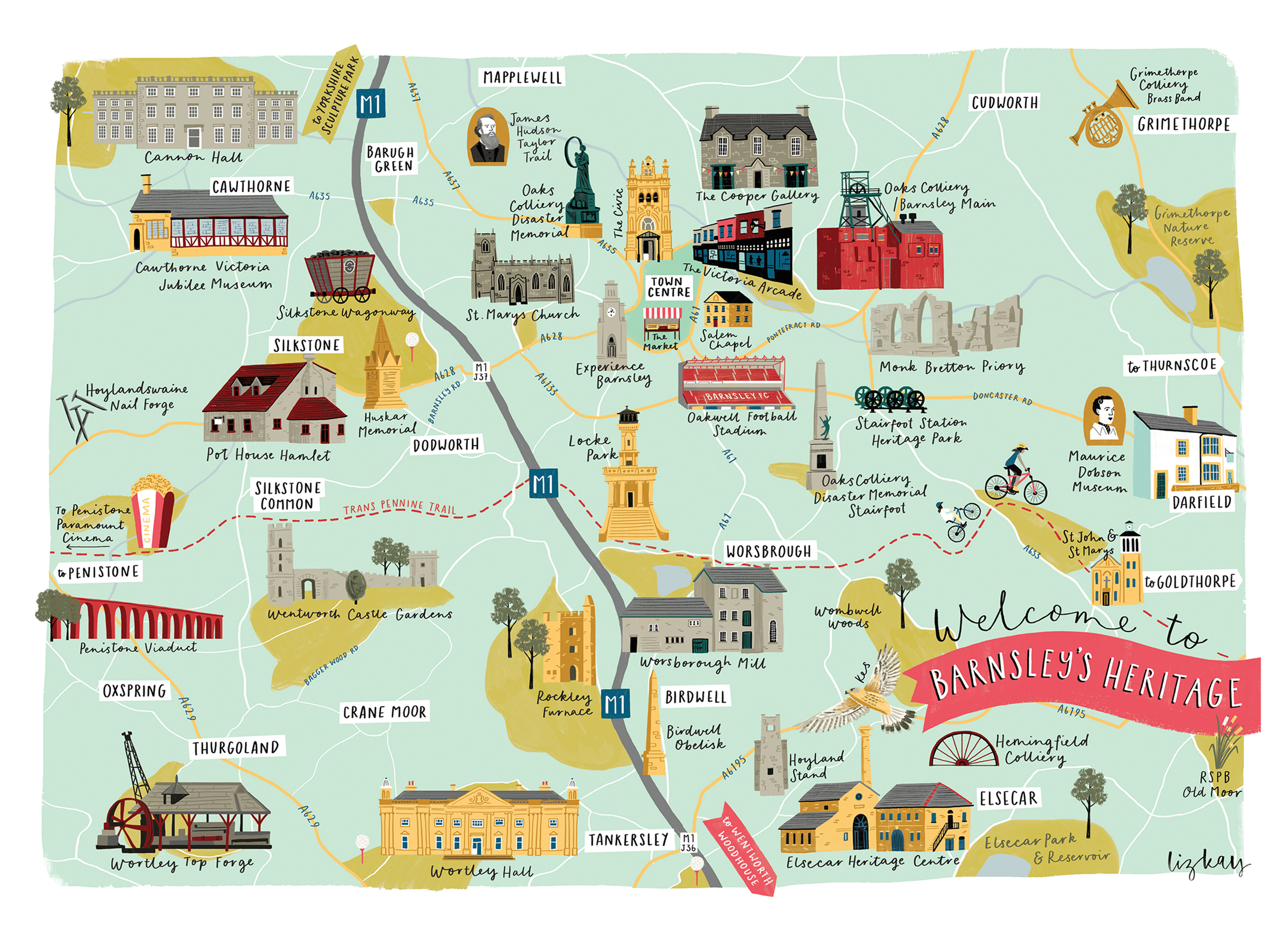 Barnsley Heritage Map