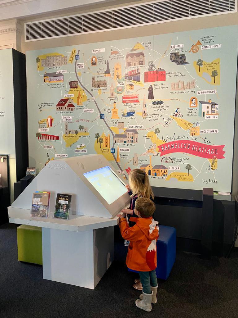 Barnsley Heritage Map for Barnsley Museums