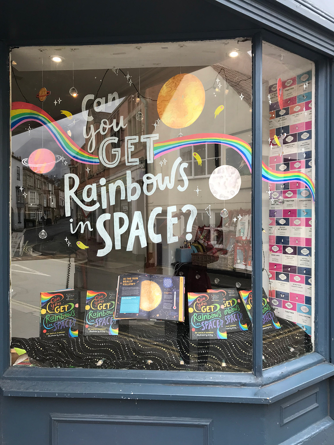 Rainbows in Space window- Ripon