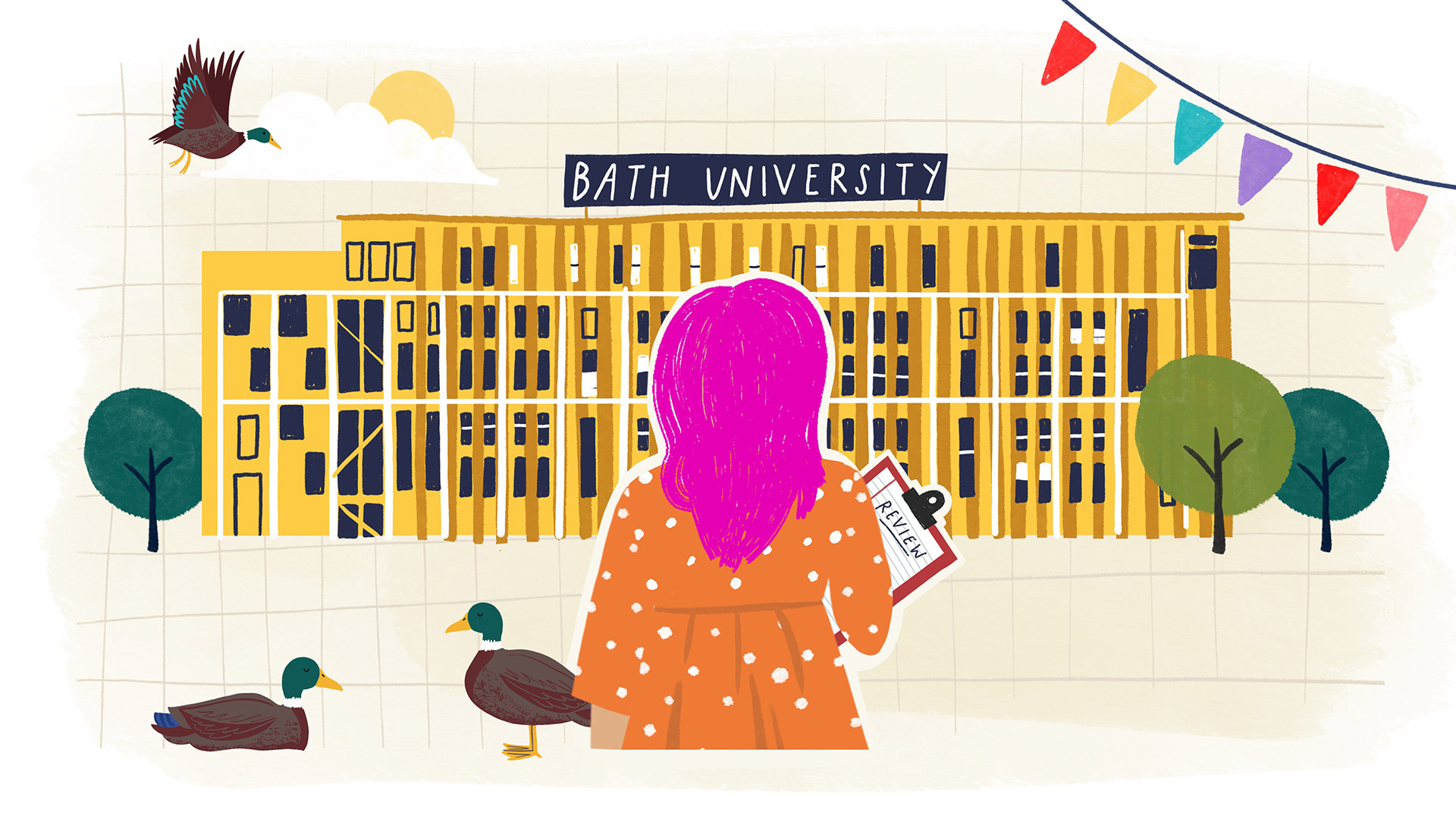 Stills from animations for 'Will You Marry Me?' Button Down/Channel 4 2024