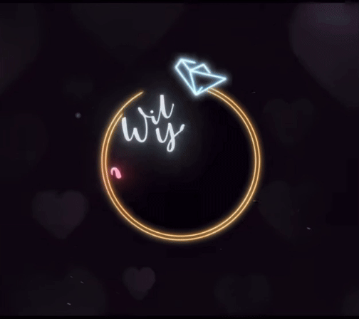 Titles from animations for 'Will You Marry Me?' Button Down/Channel 4 2024