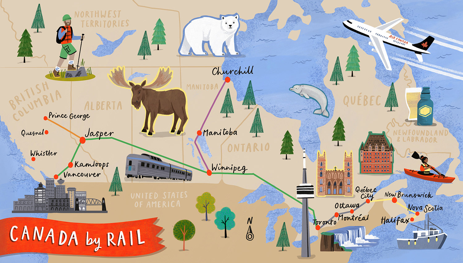 Canada by Rail for Wanderlust Magazine