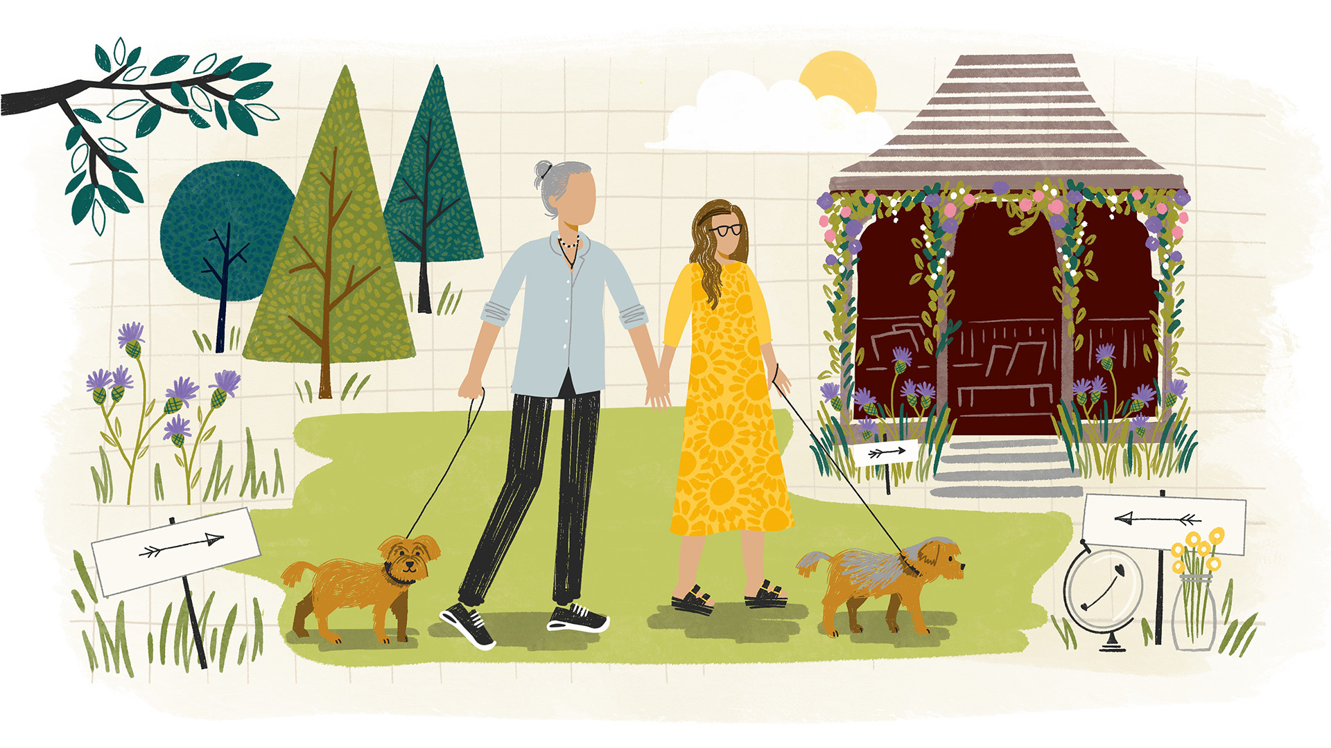 Stills from animations for 'Will You Marry Me?' Button Down/Channel 4 2024