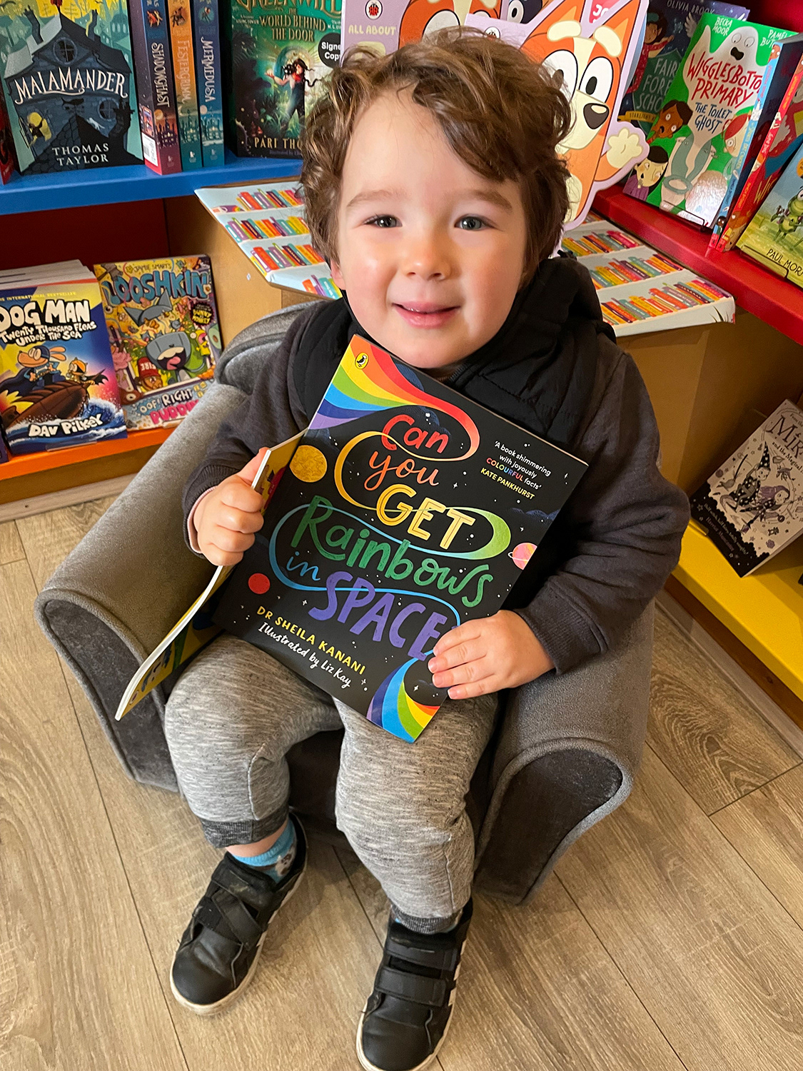 Can You Get Rainbows in Space? Written by Sheila Kanani, Published by Puffin