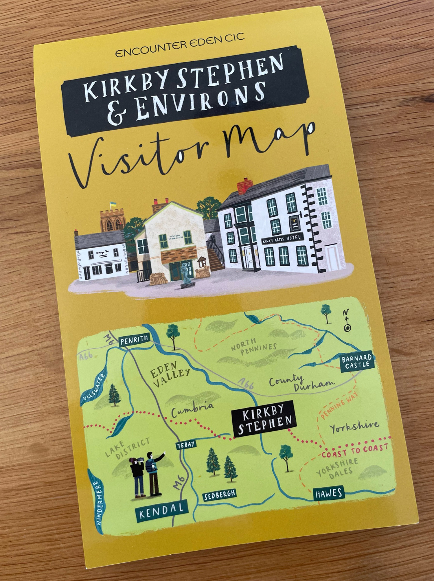 Kirkby Stephen Visitor Map for Encounter Eden CIC