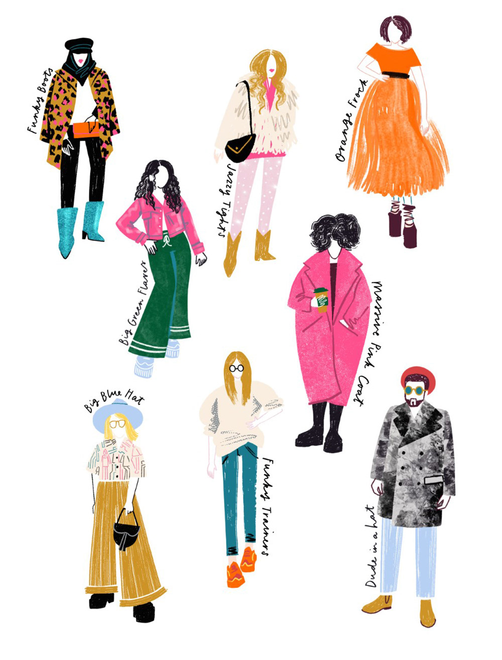 Event illustrations following Pure London