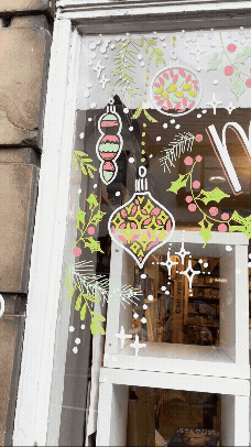 Christmas window - Horbury