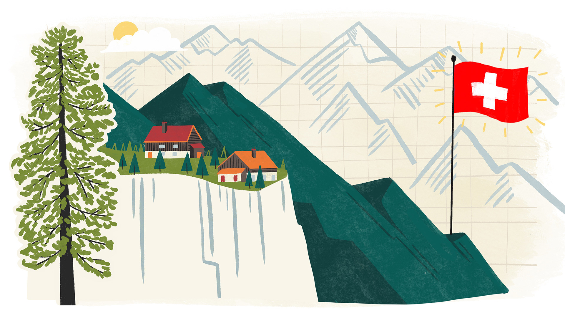 Stills from animations for 'Will You Marry Me?' Button Down/Channel 4 2024